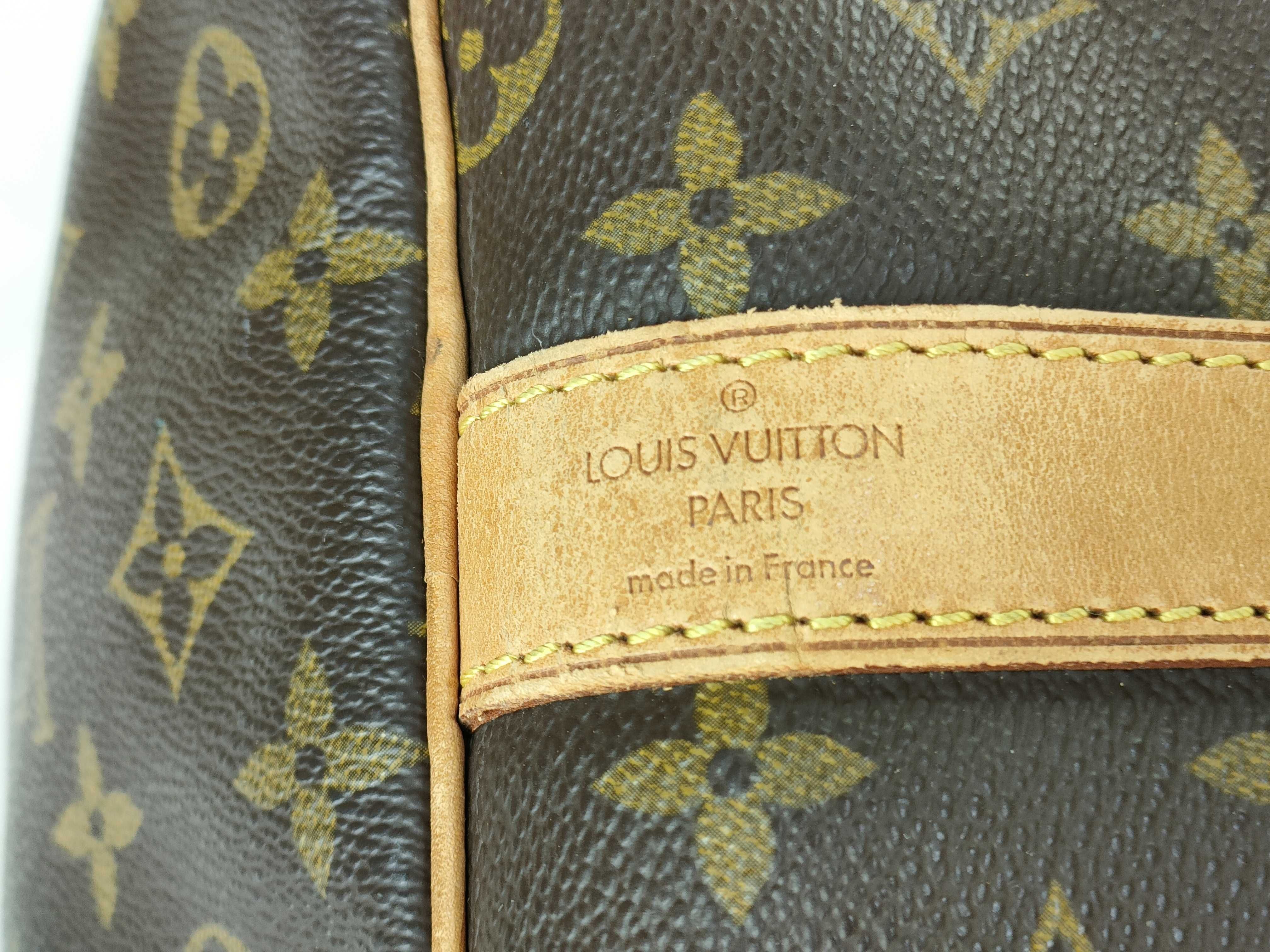 Monogram Louis Vuitton Keepall 60 Bandoulière Boston Bag — view 12