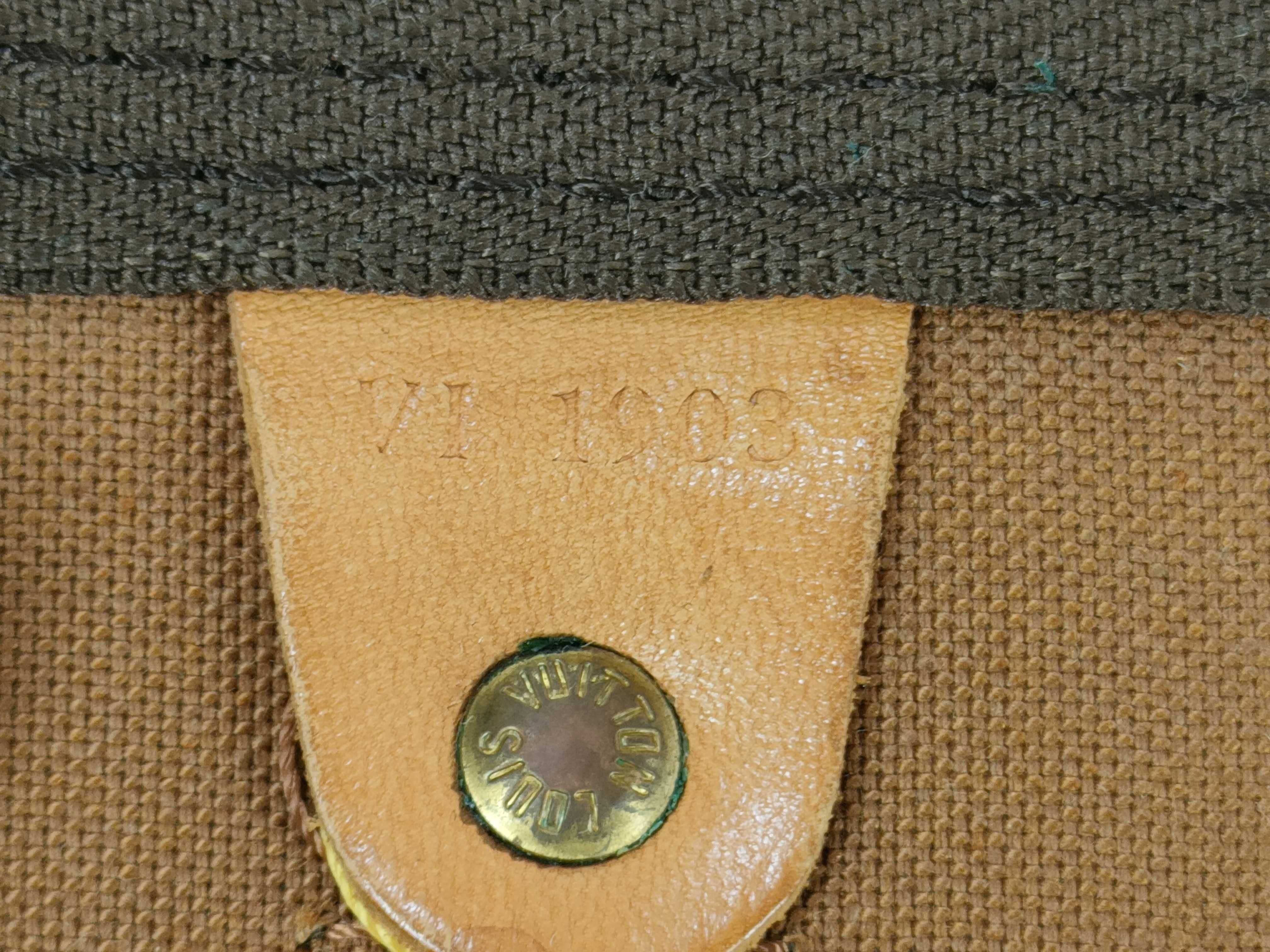 Monogram Louis Vuitton Keepall 60 Bandoulière Boston Bag — view 13