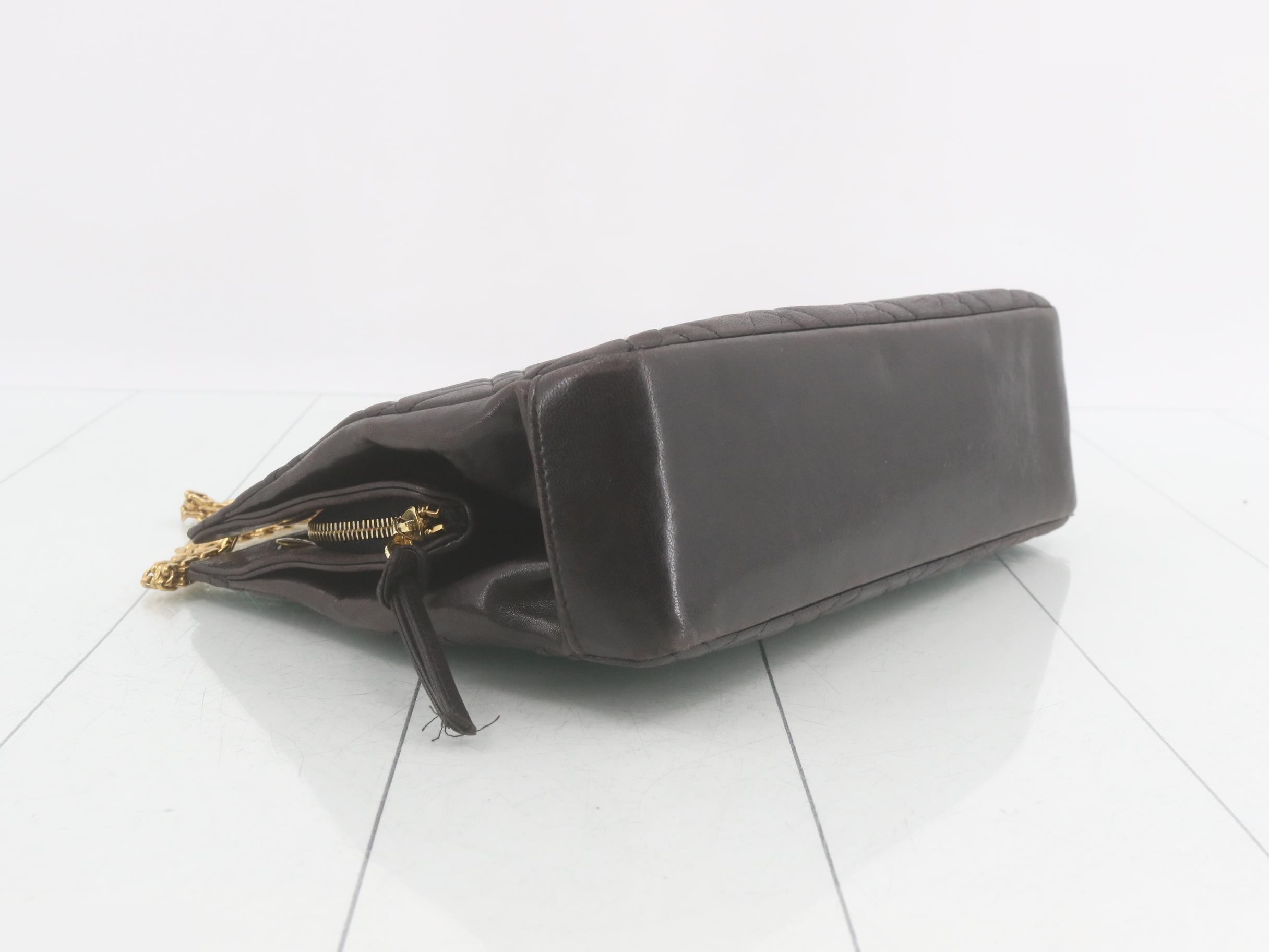 Lambskin coin purse chain shoulder bag — view 5