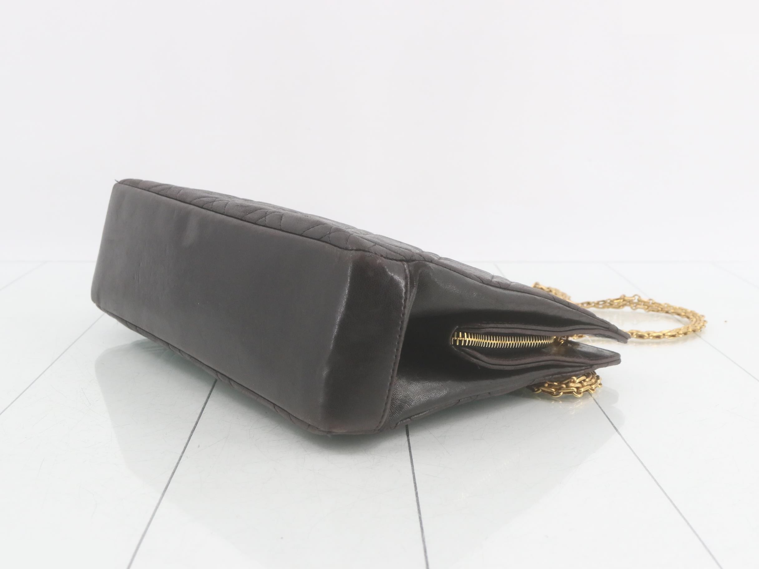 Lambskin coin purse chain shoulder bag — view 6