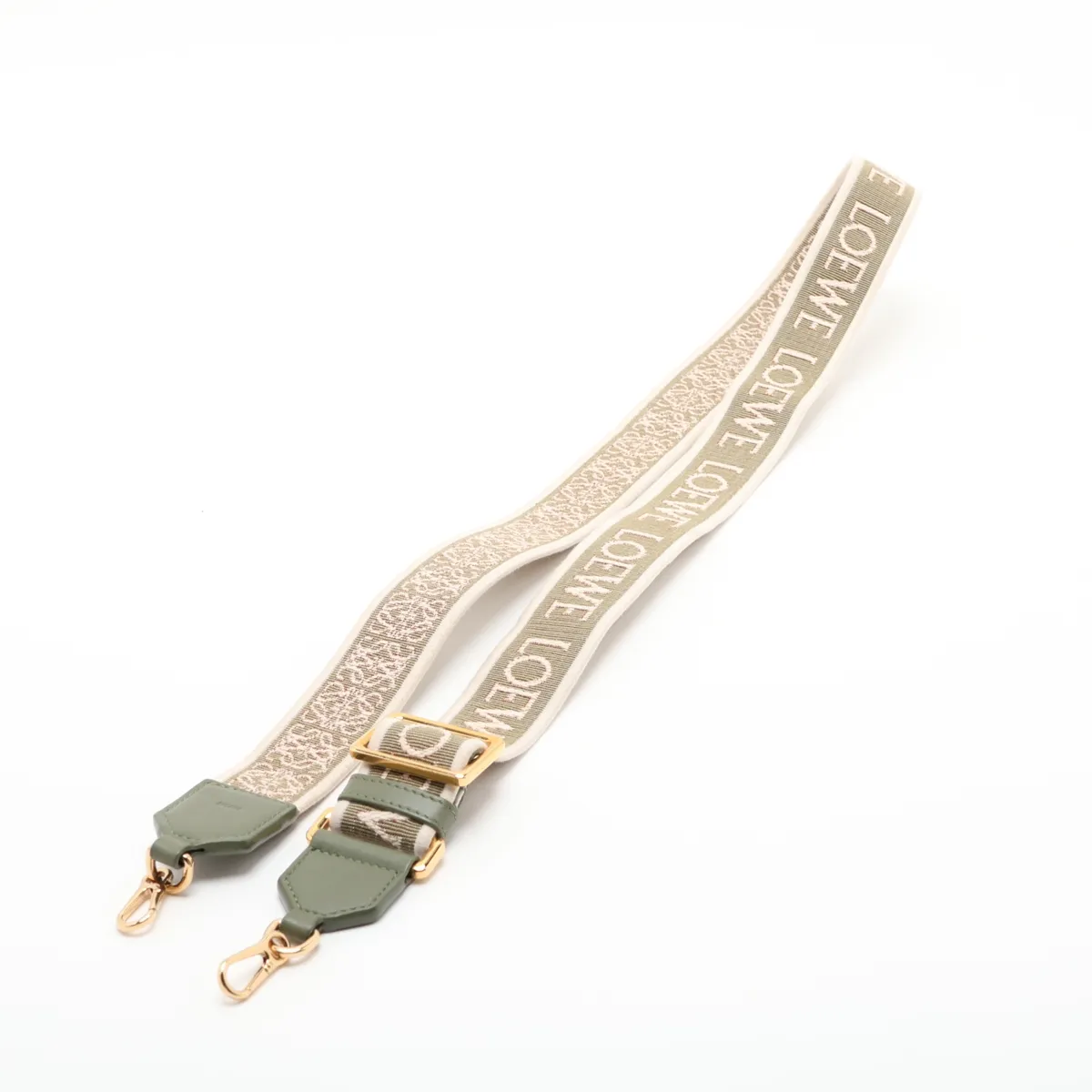 Amazona 16 Square Leather 2-Way Handbag, Khaki — view 7