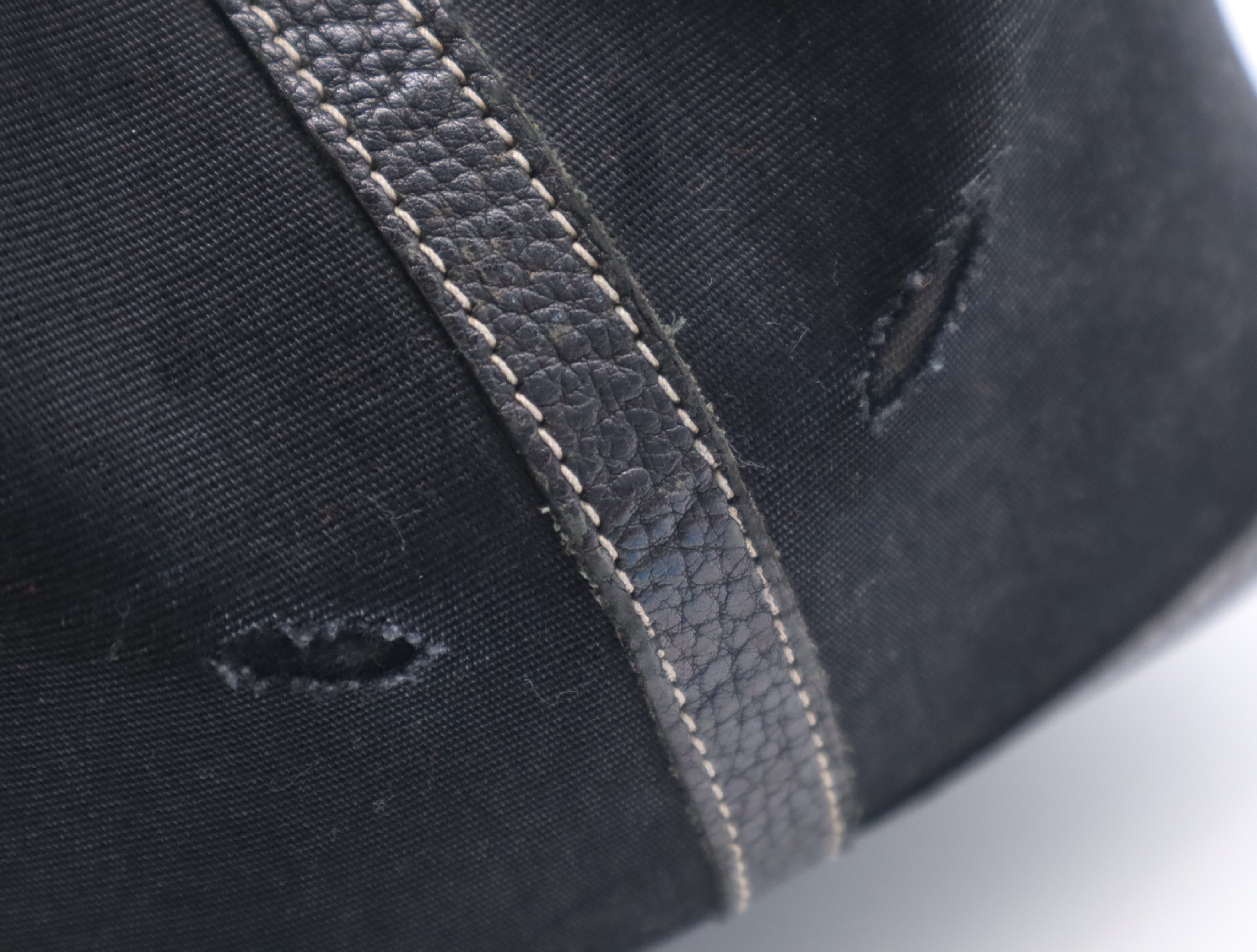 Leather Garden Party Tote Bag, Black, Silver Hardware, with Dust Bag, T Stamp, 2015 — view 15