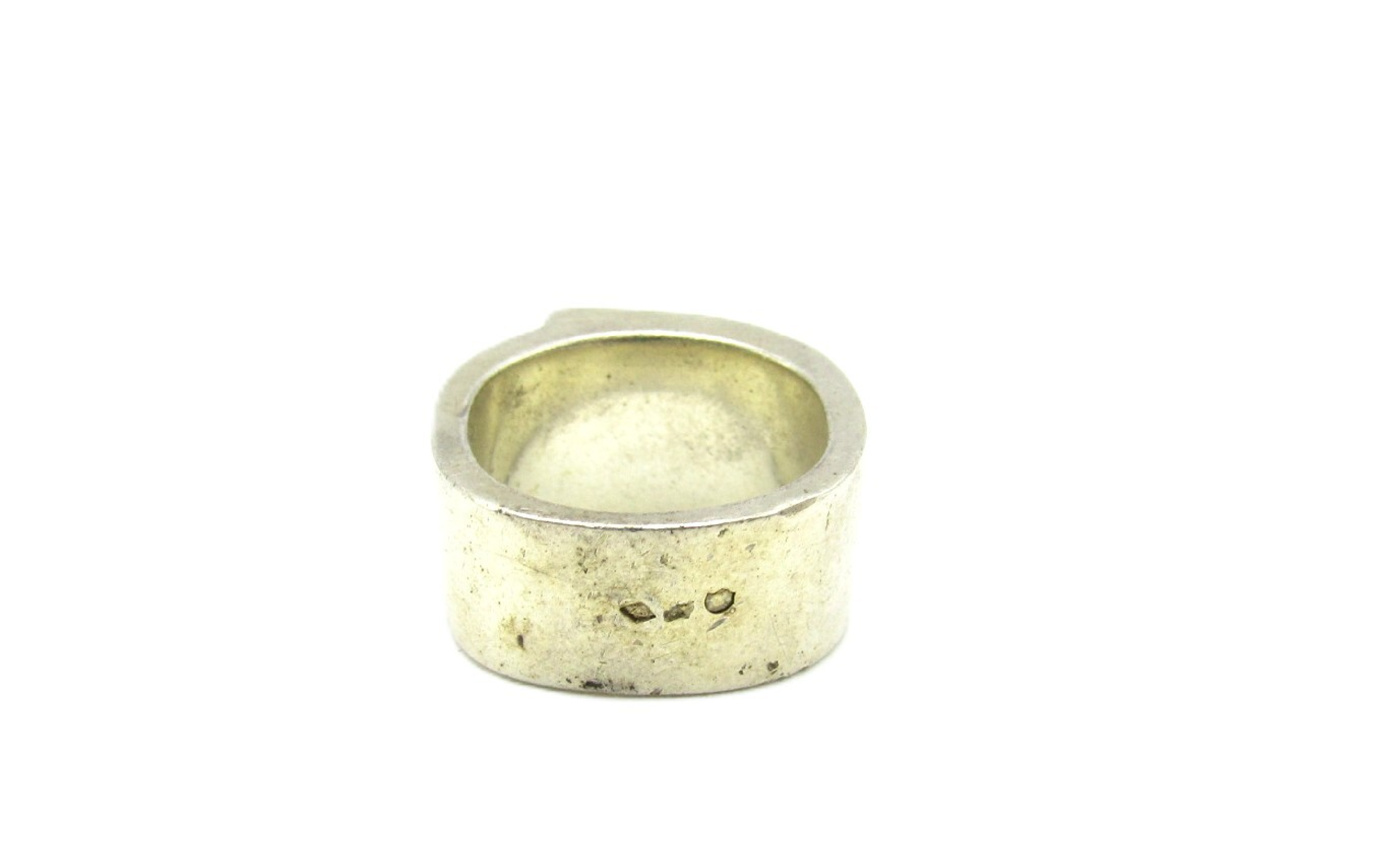 Candy Ring, Silver/Orange, #51, 12.2g — view 2