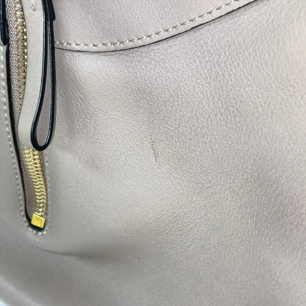 Hammock Small Leather 2-Way Handbag, Beige, C-mark — view 14