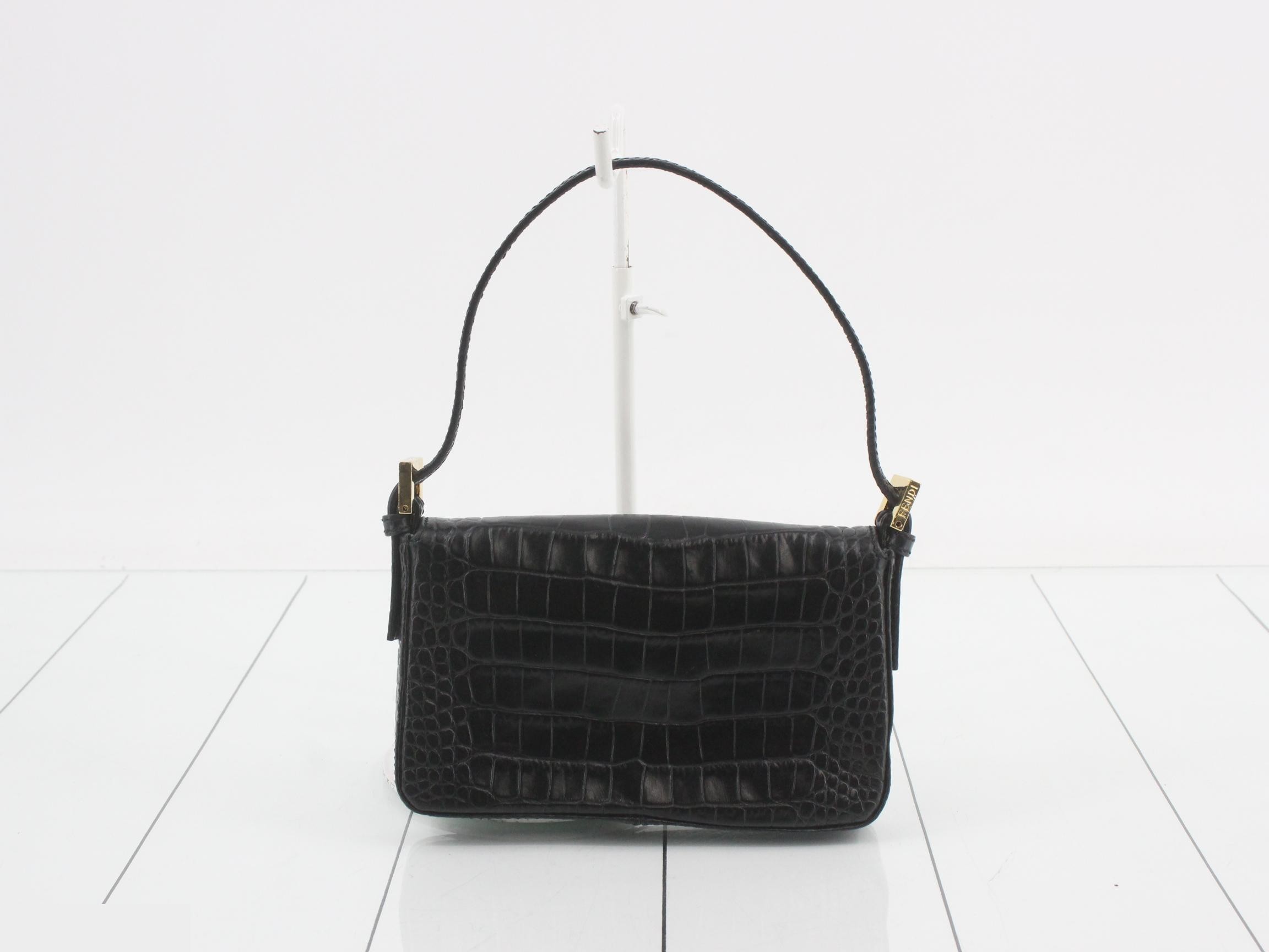 Other lines: Bags, Mamma Baguette, Crocodile, Black, Gold — view 2