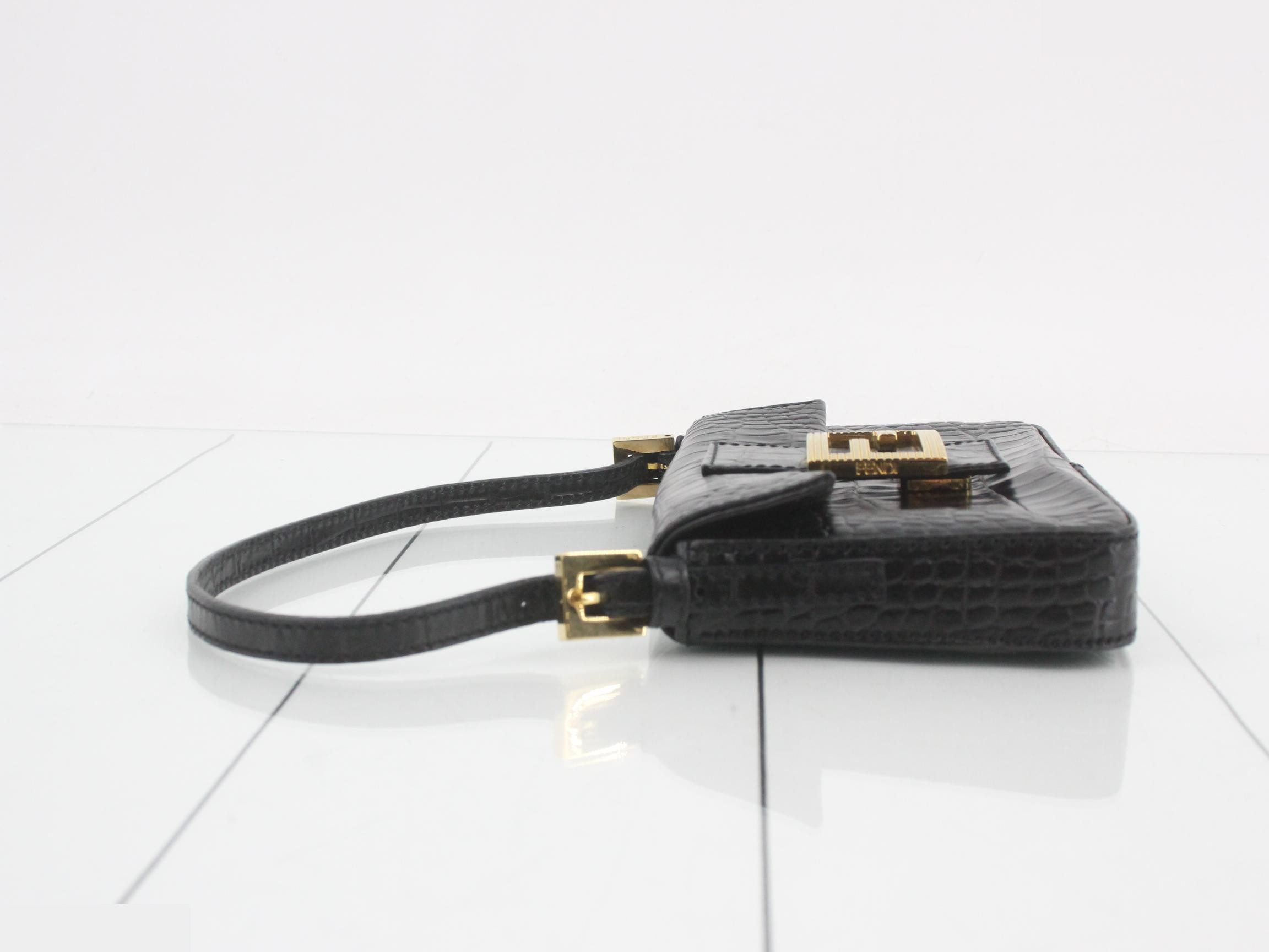 Other lines: Bags, Mamma Baguette, Crocodile, Black, Gold — view 4