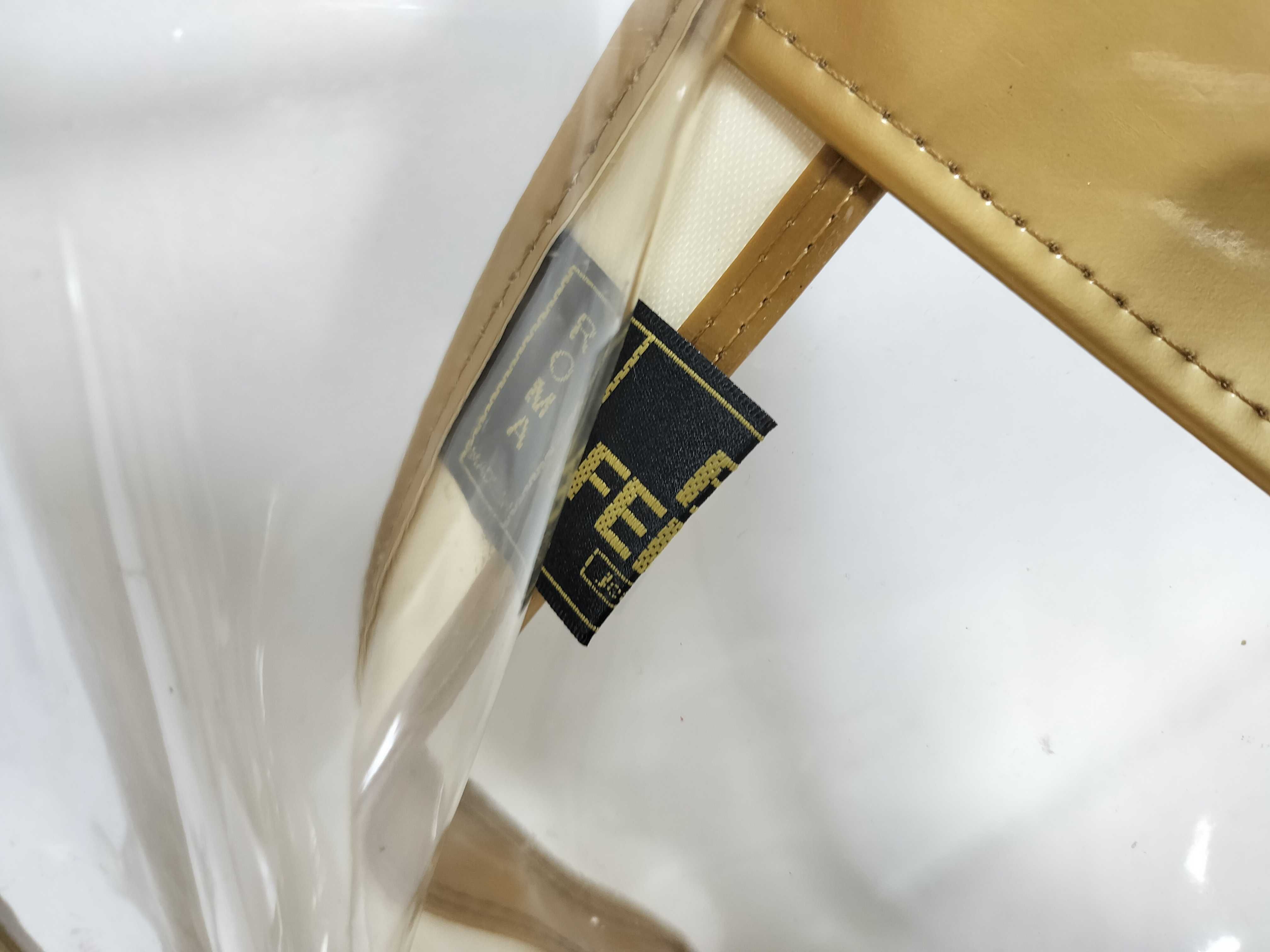 tote bag, clear bag, gold tote bag — view 11