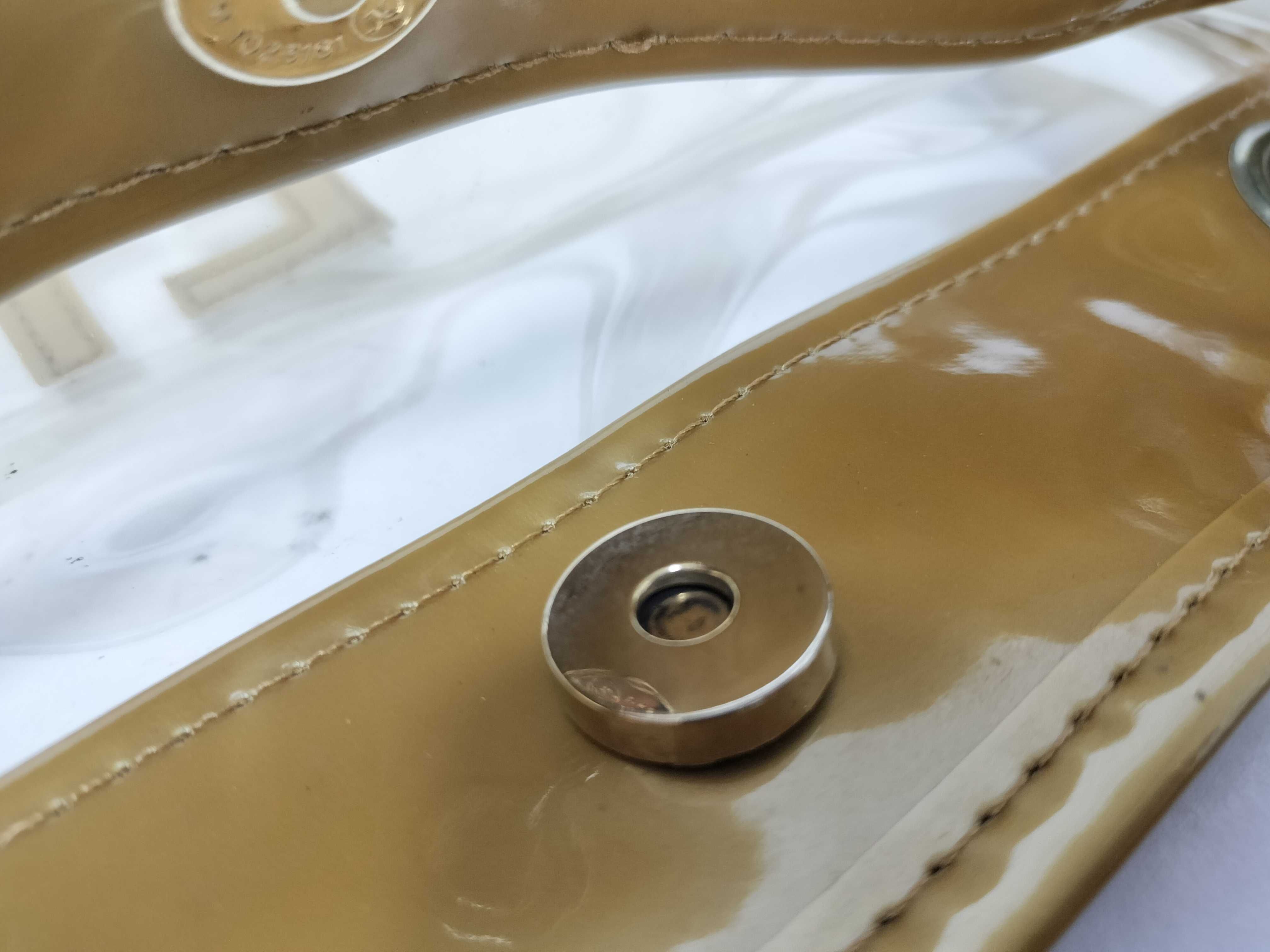 tote bag, clear bag, gold tote bag — view 12