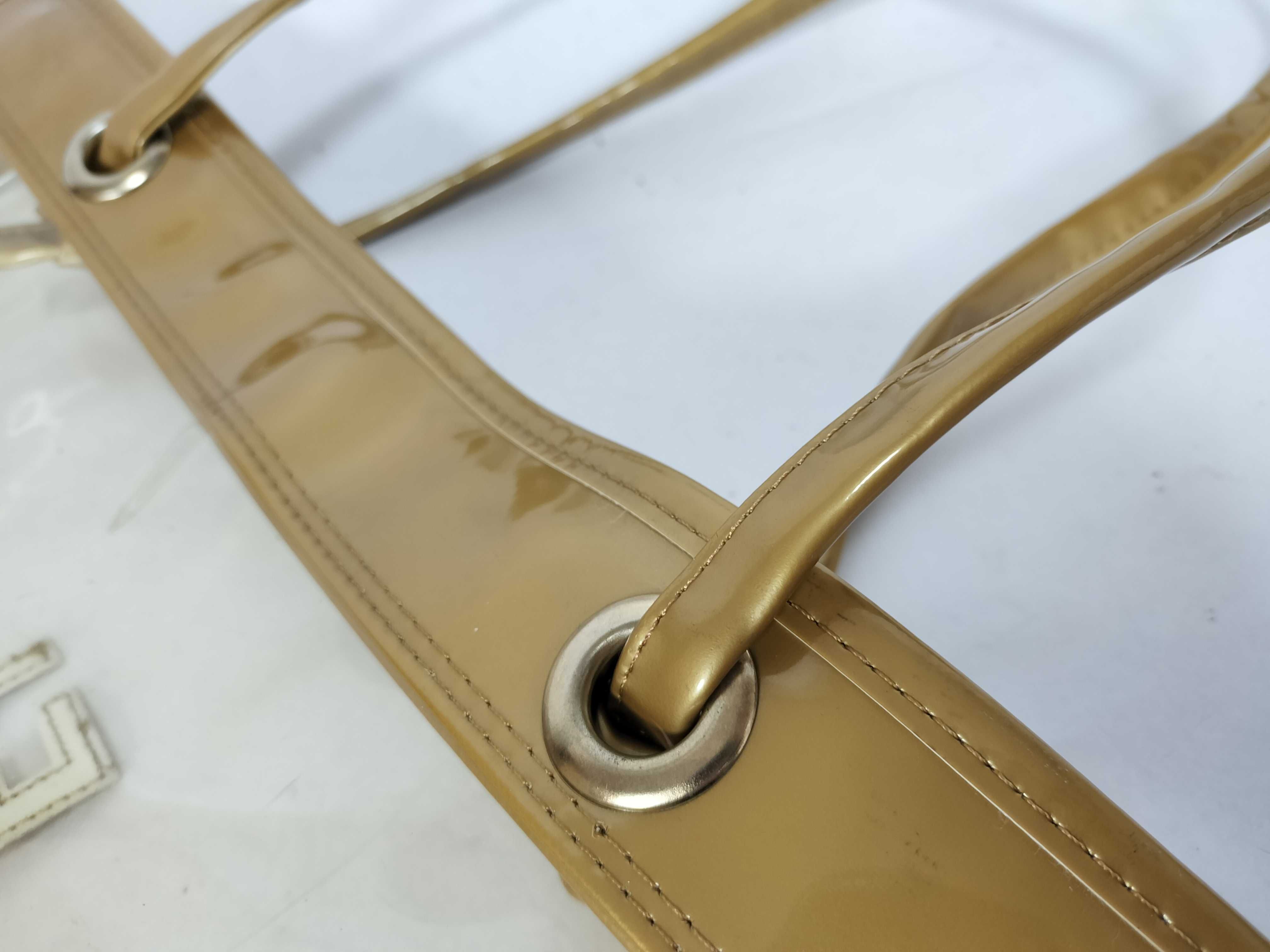 tote bag, clear bag, gold tote bag — view 5