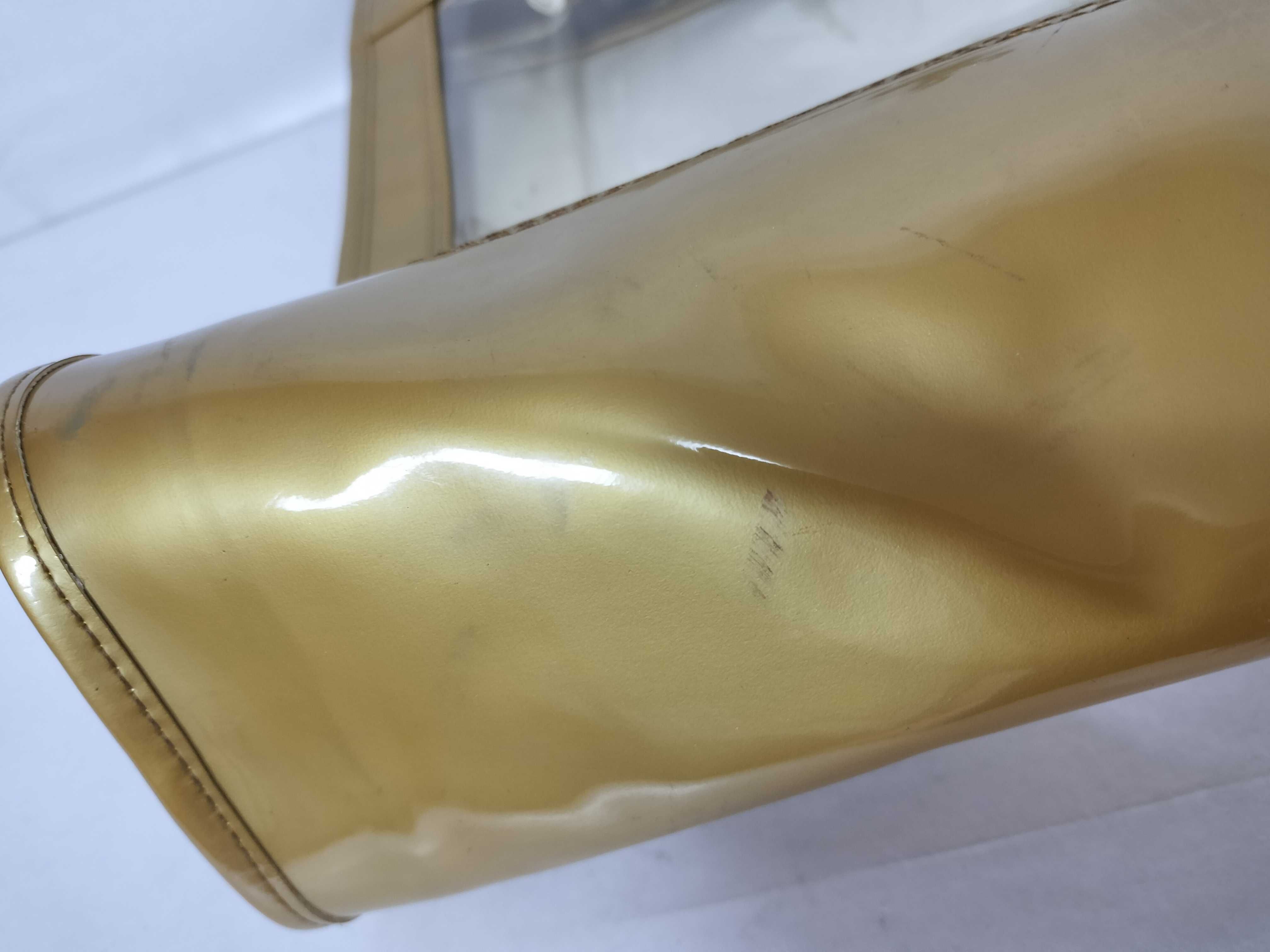 tote bag, clear bag, gold tote bag — view 8