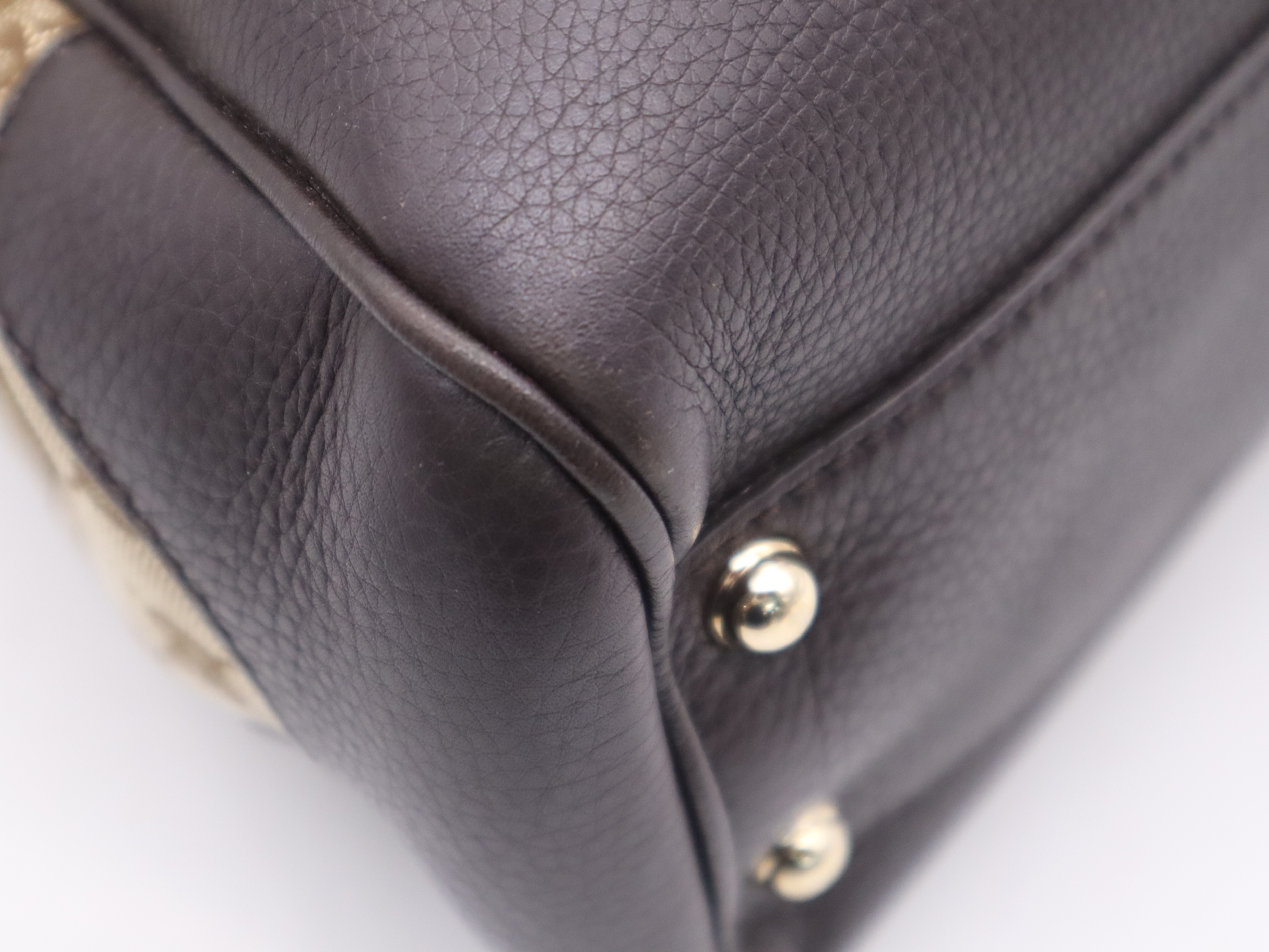 308360GG Canvas Bamboo Beige Handbag — view 9