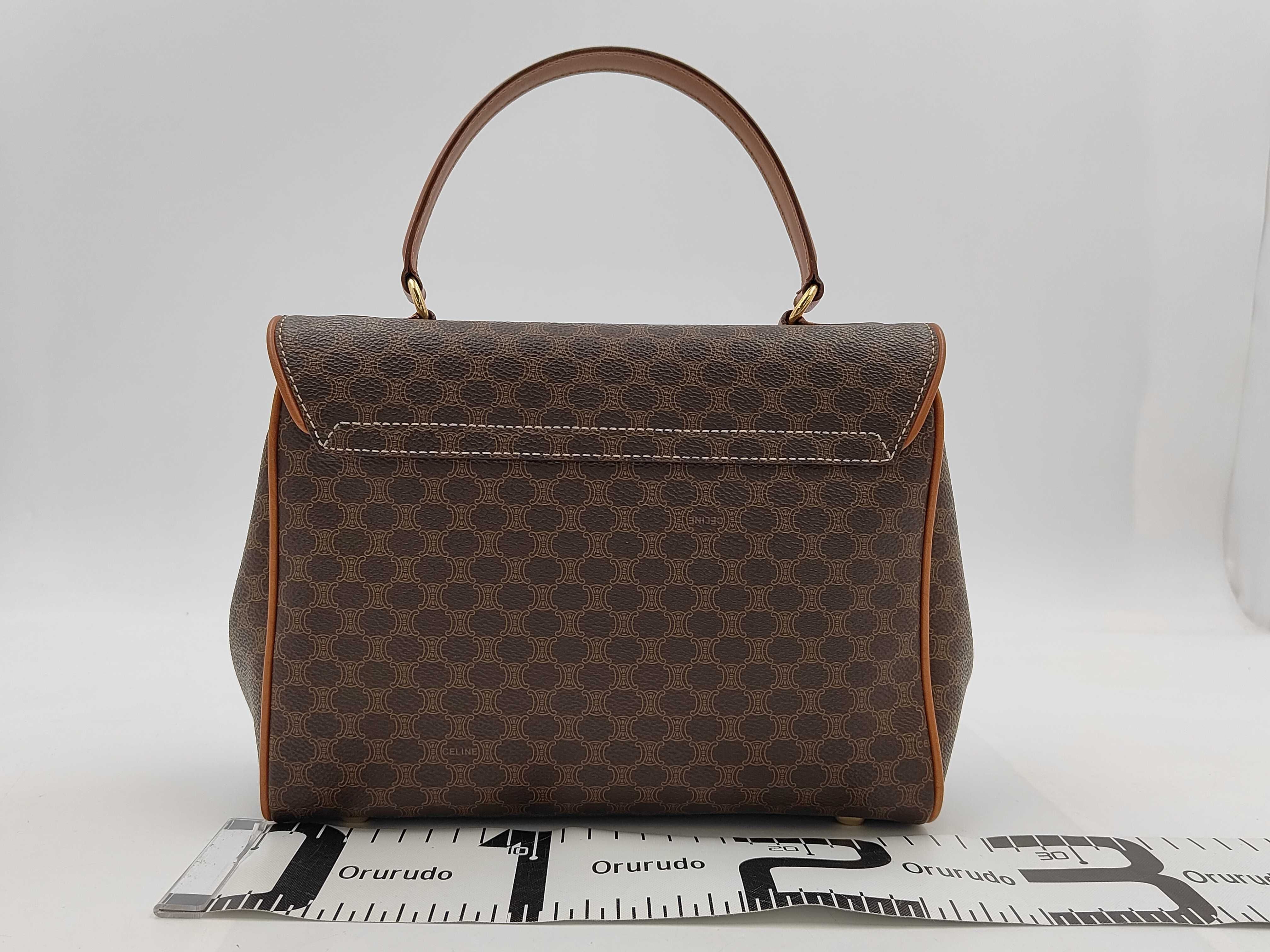 Kelly-style Macadam handle bag handbag — view 2