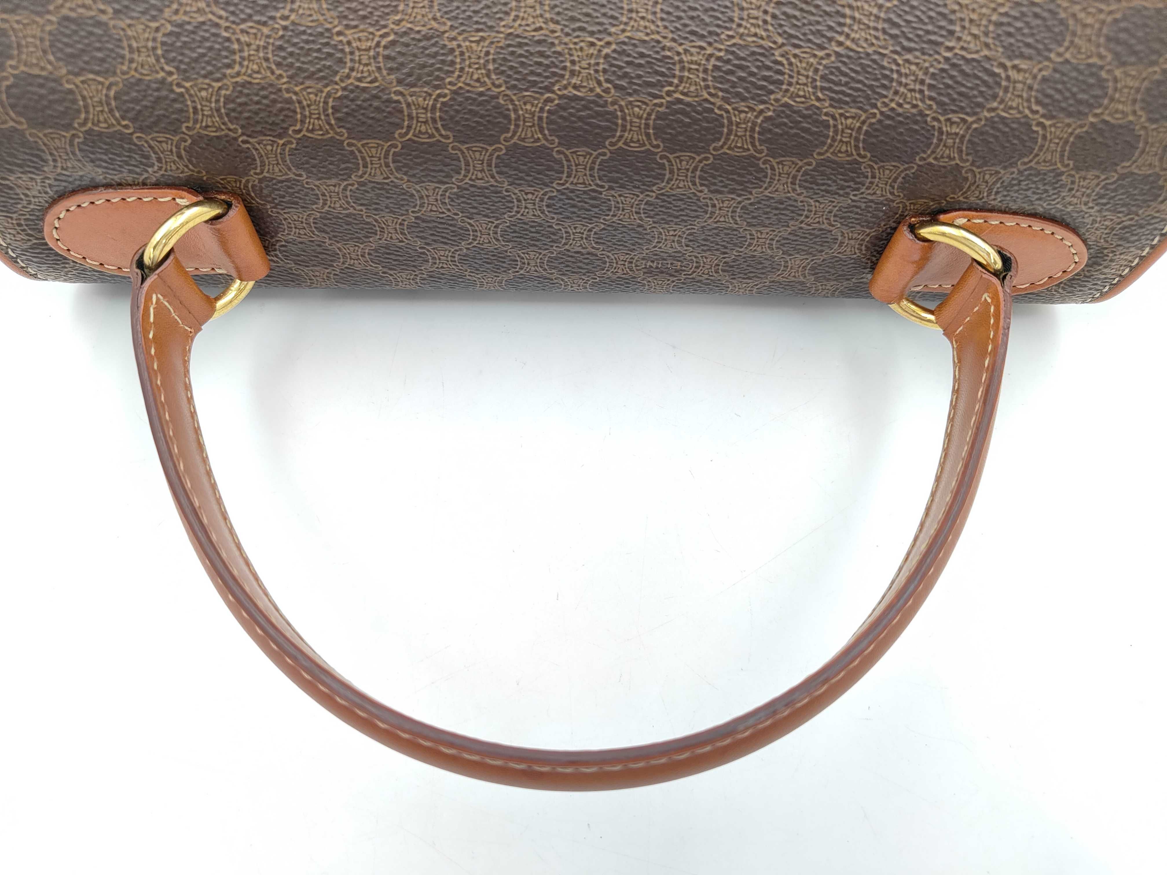 Kelly-style Macadam handle bag handbag — view 3