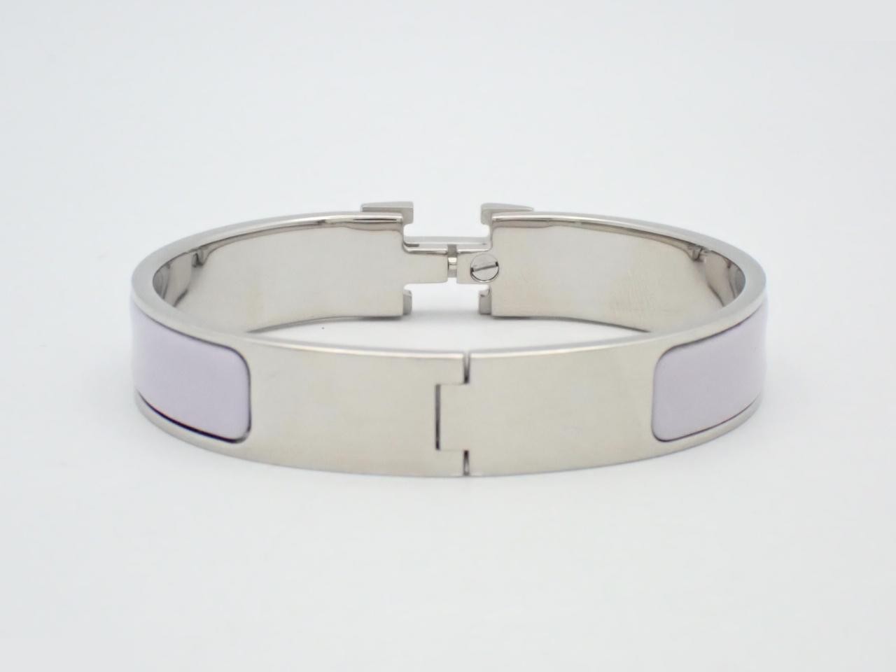 Click Clack Enamel Bracelet with Silver Hardware — view 2