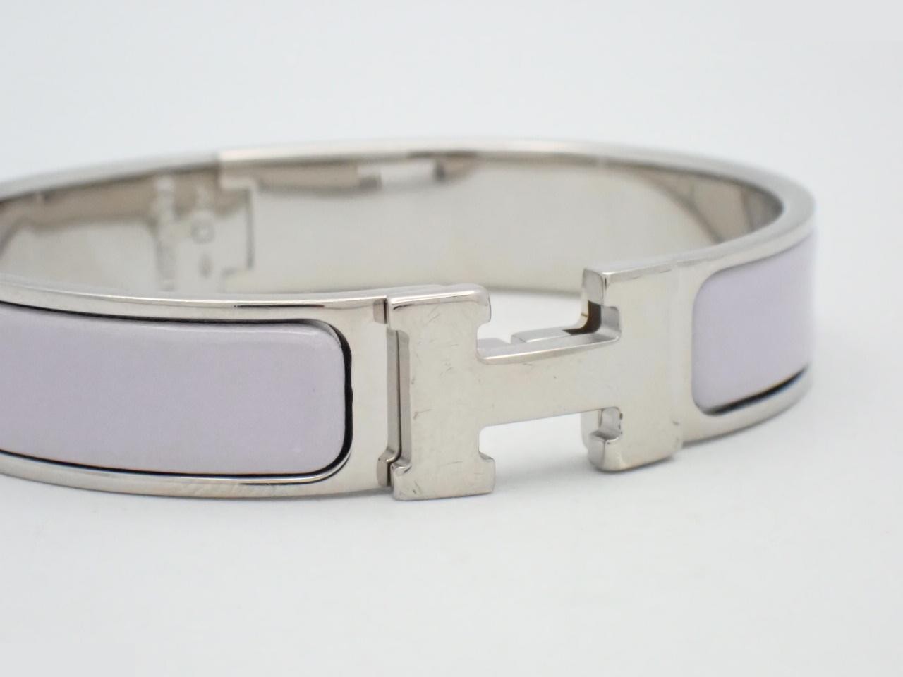 Click Clack Enamel Bracelet with Silver Hardware — view 3