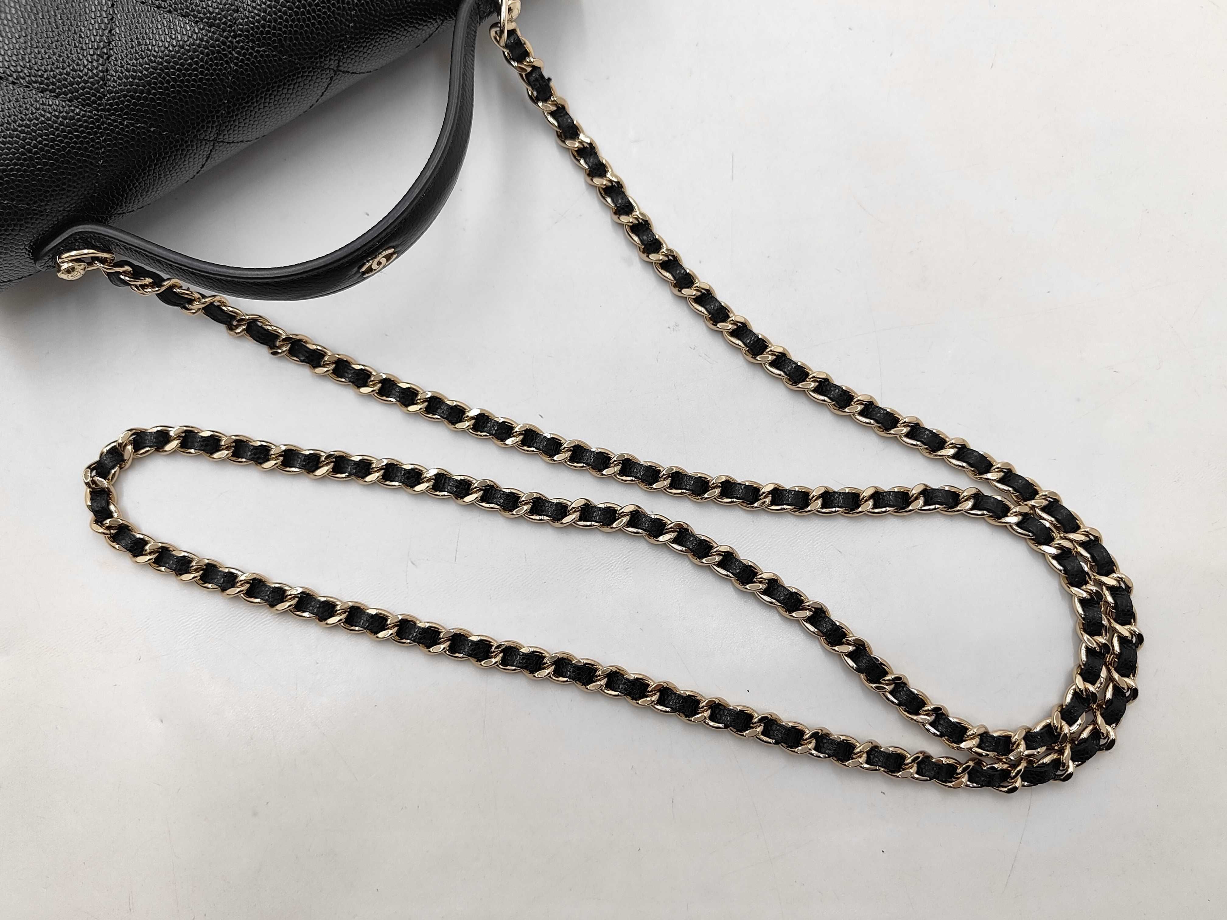 Chain Clutch Black Shoulder Bag — view 3