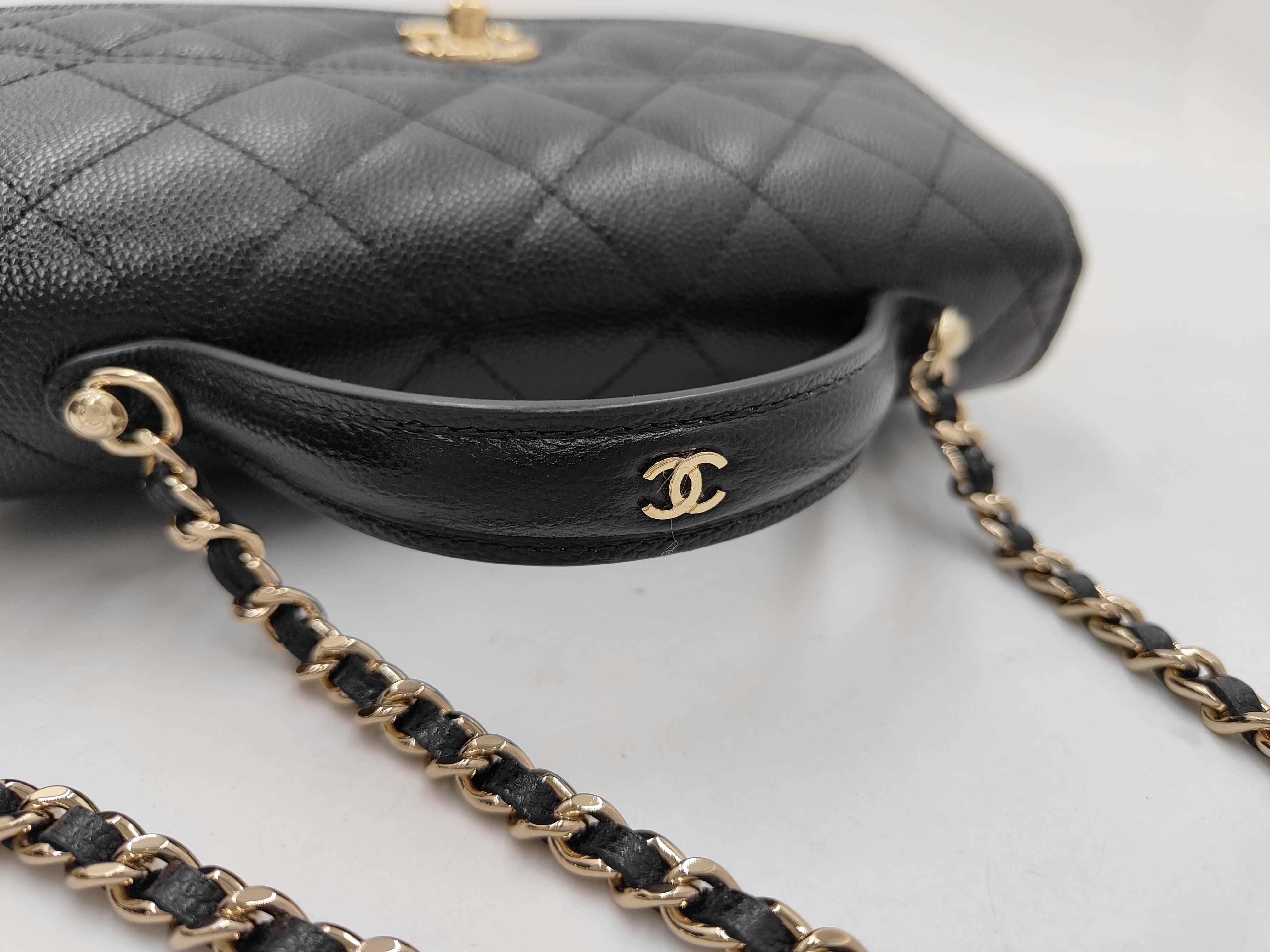 Chain Clutch Black Shoulder Bag — view 4