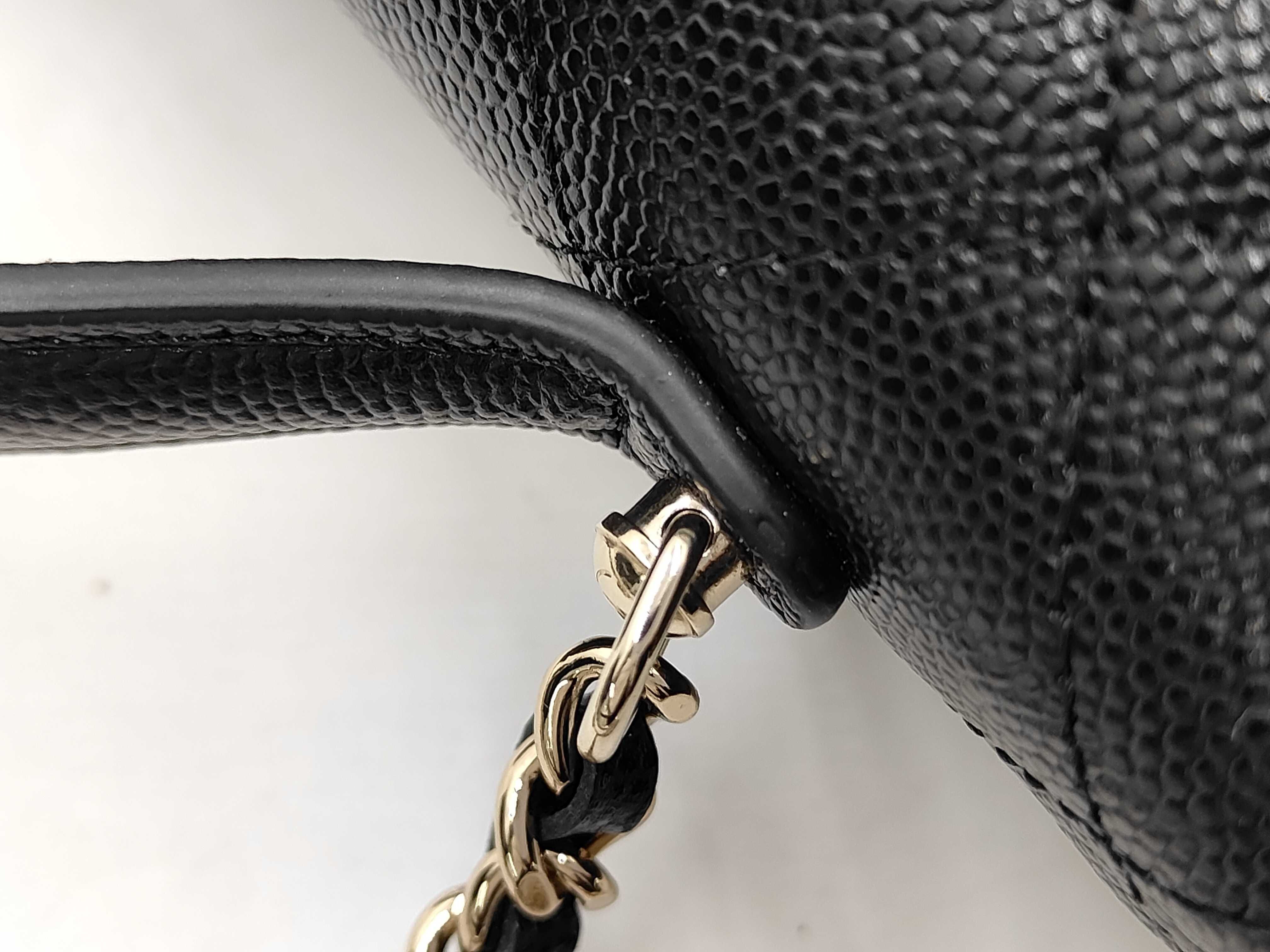 Chain Clutch Black Shoulder Bag — view 7