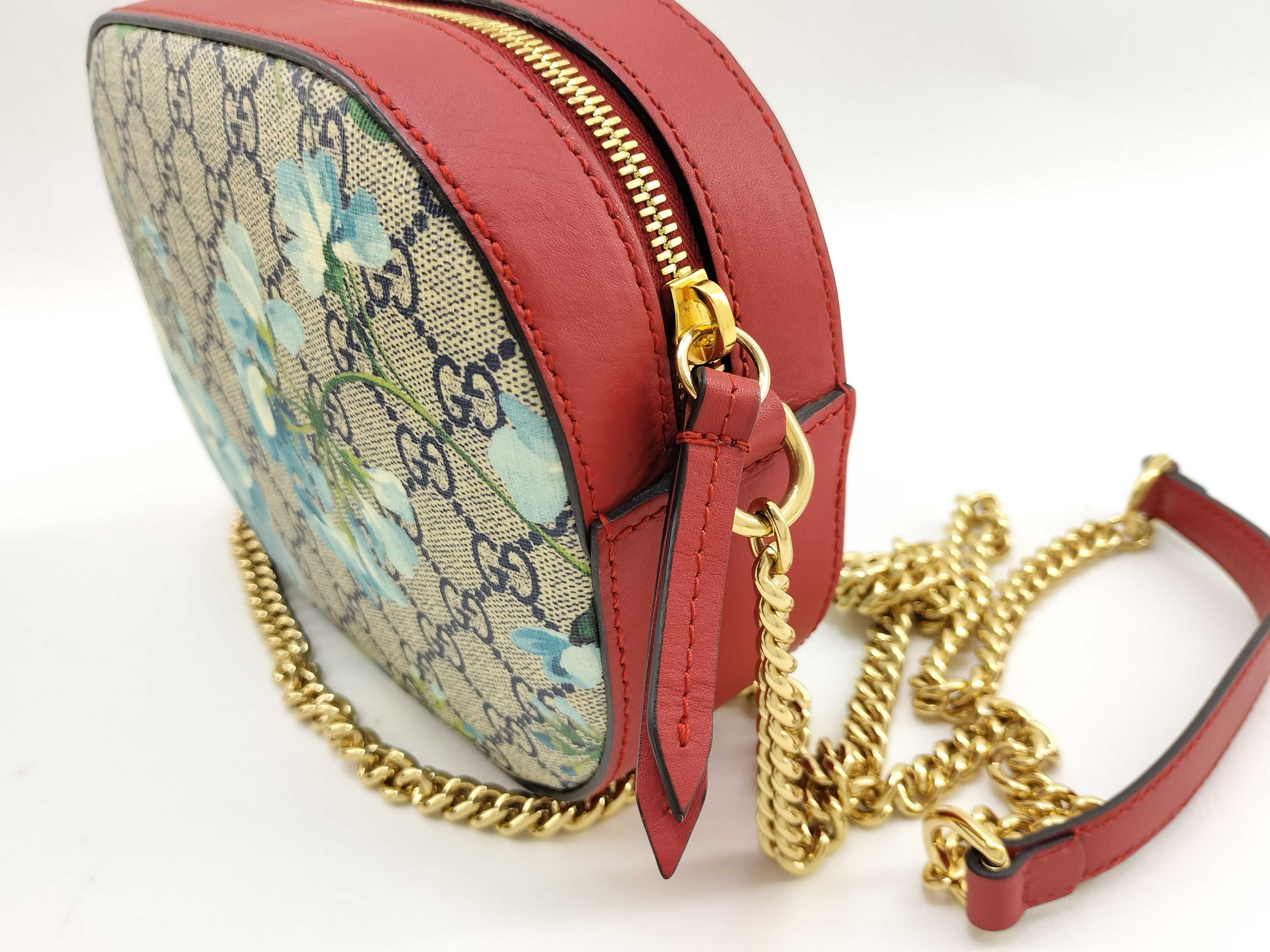 GG Supreme PH- Beige Canvas GG Supreme Blooms Sling Bag Shoulder Bag — view 10