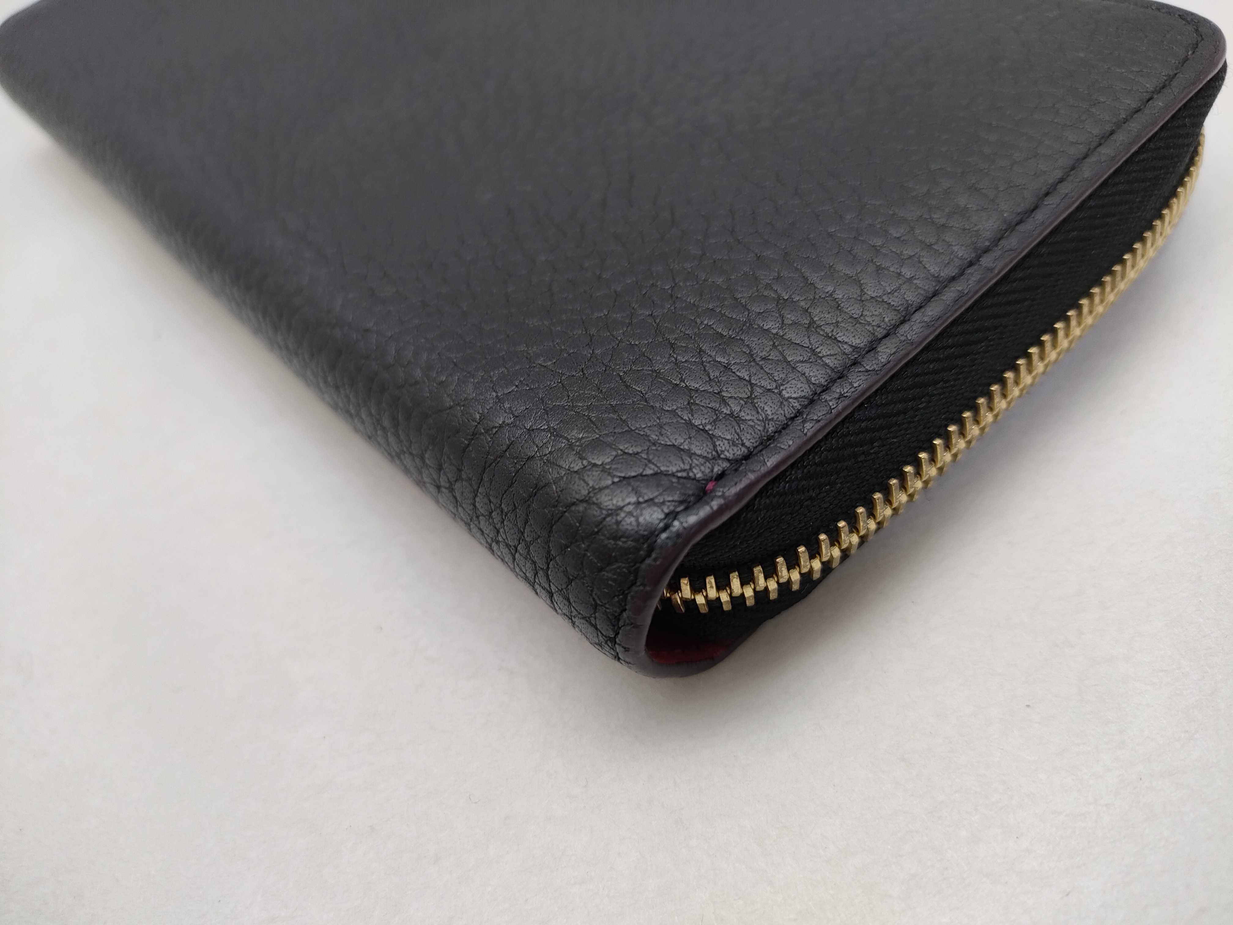 Portefeuille Comet M63102 RFID Noir Taurillon Leather Wallet — view 3