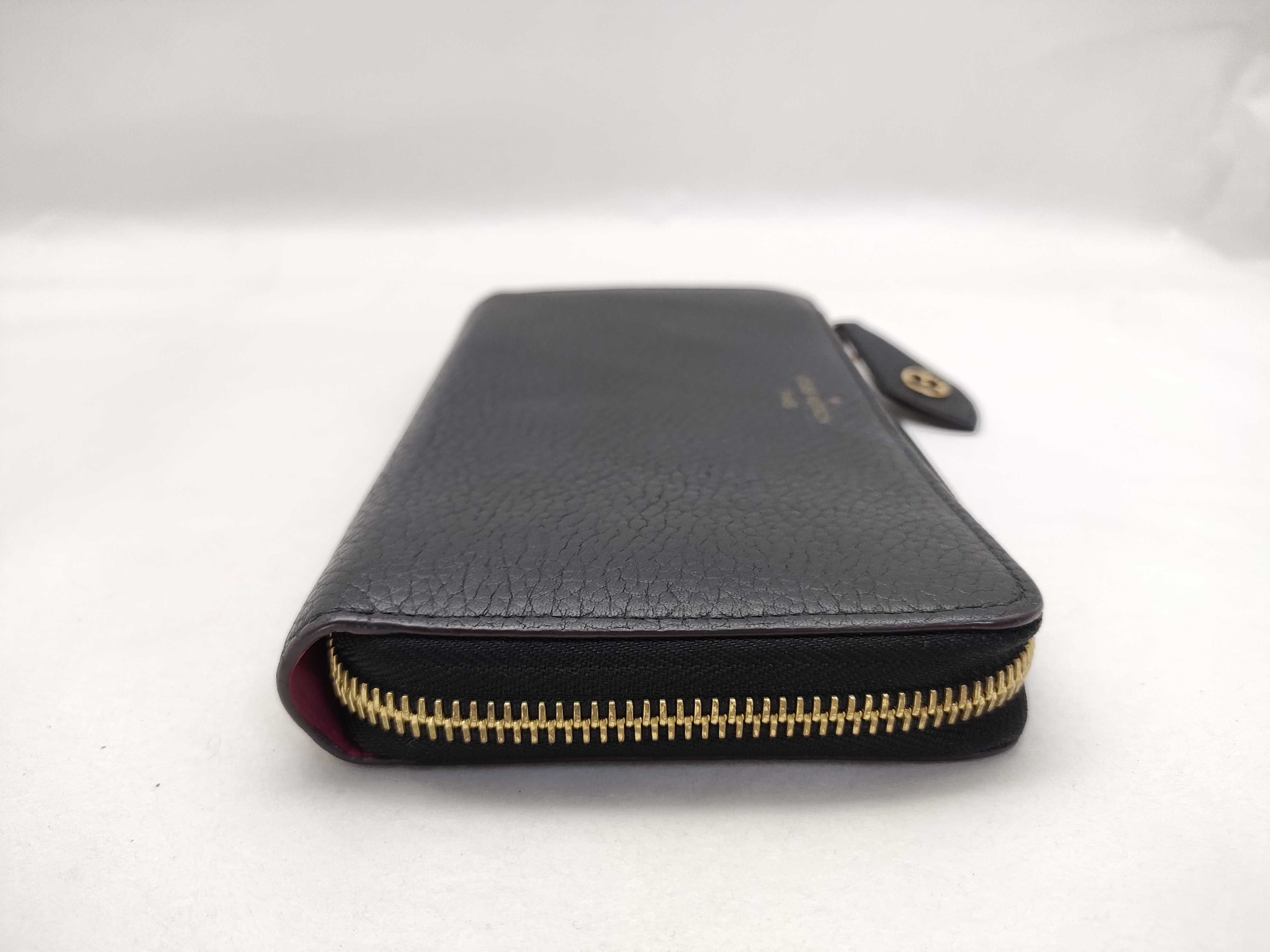 Portefeuille Comet M63102 RFID Noir Taurillon Leather Wallet — view 4