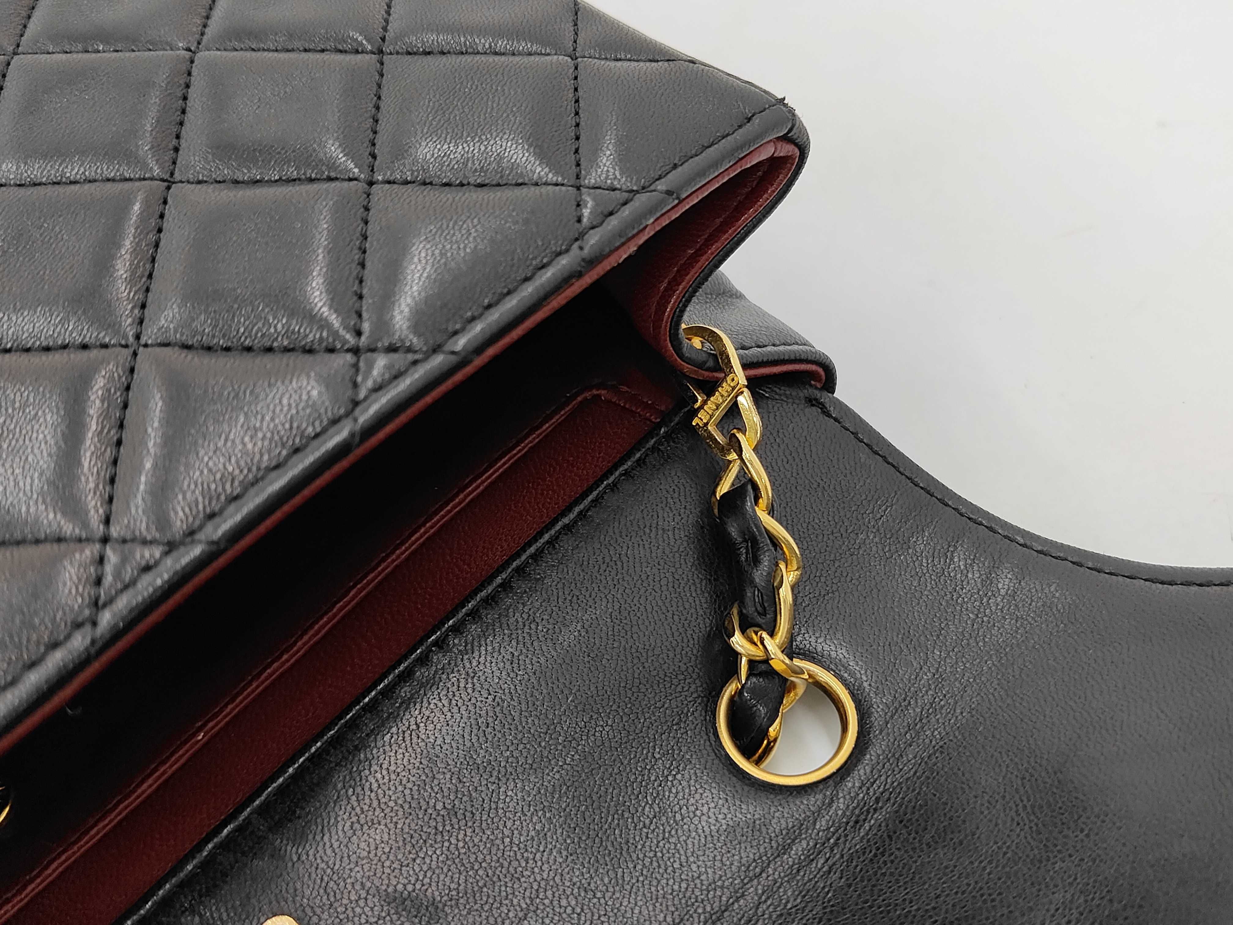 Matelassé Lambskin Chain Shoulder Bag with Pouch (Item No. 1) — view 7