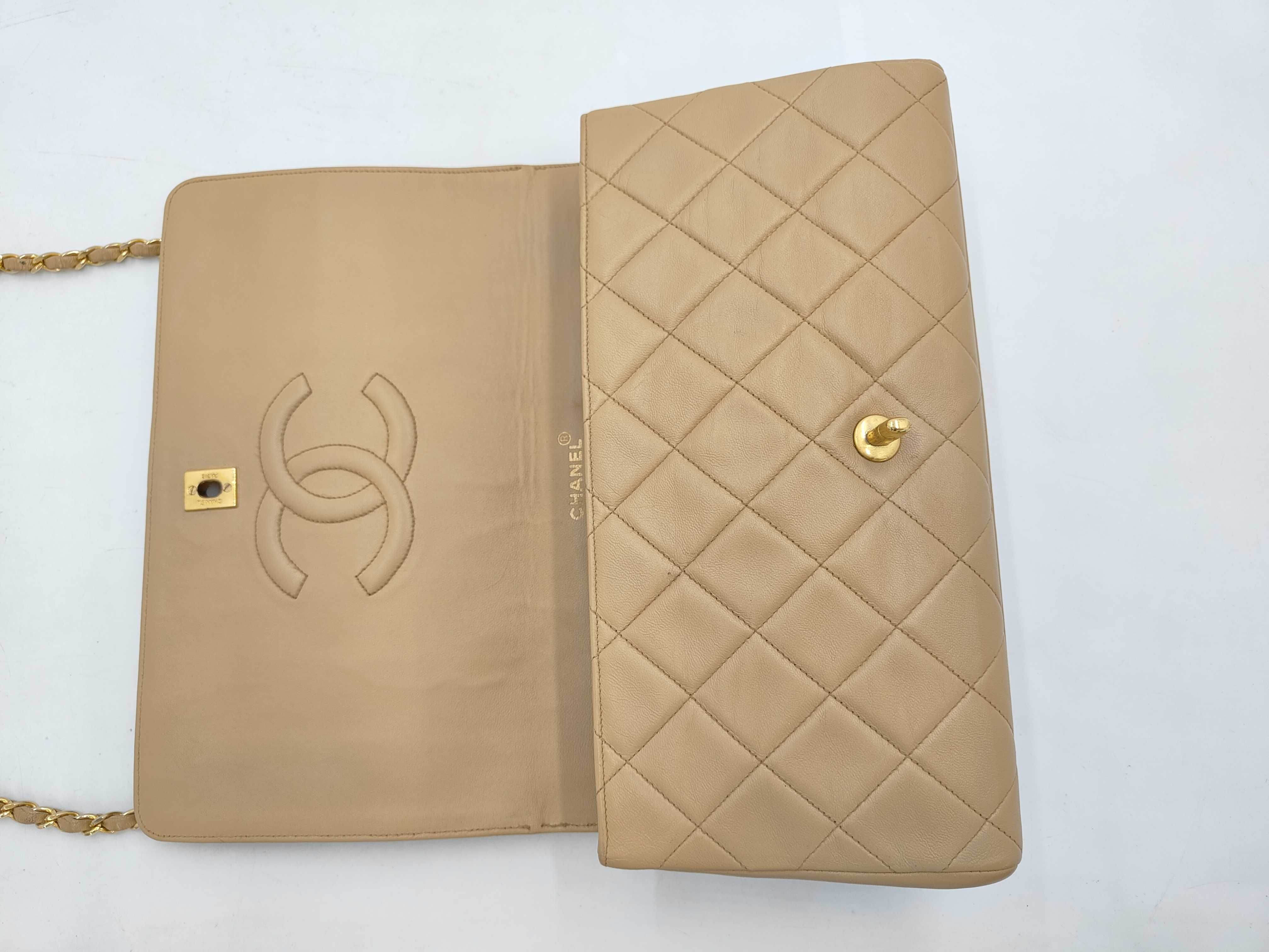 Degas Matelassé 30 Chain Shoulder Bag, Beige — view 8