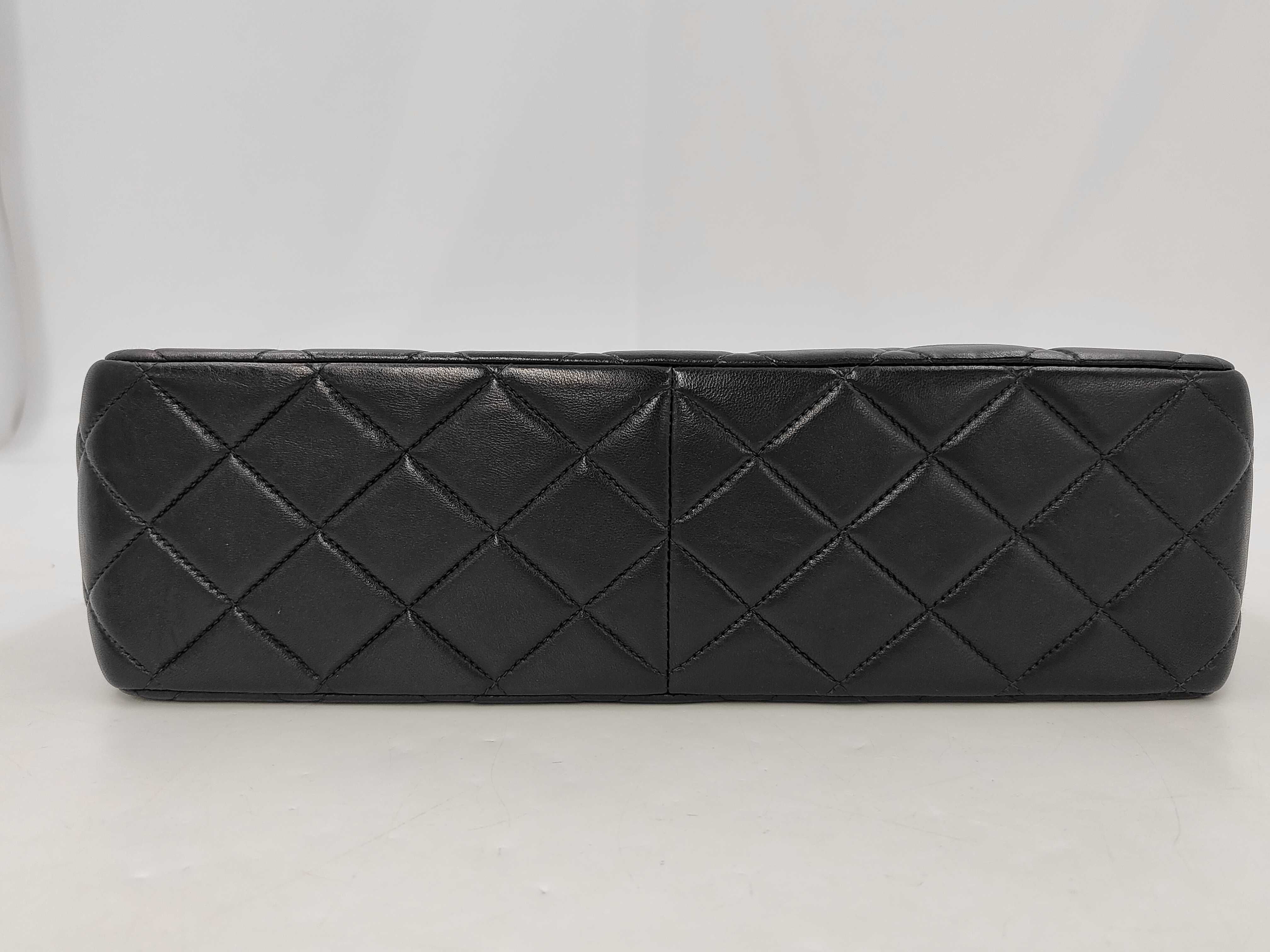 Large Matelassé Lambskin Shoulder Bag — view 8