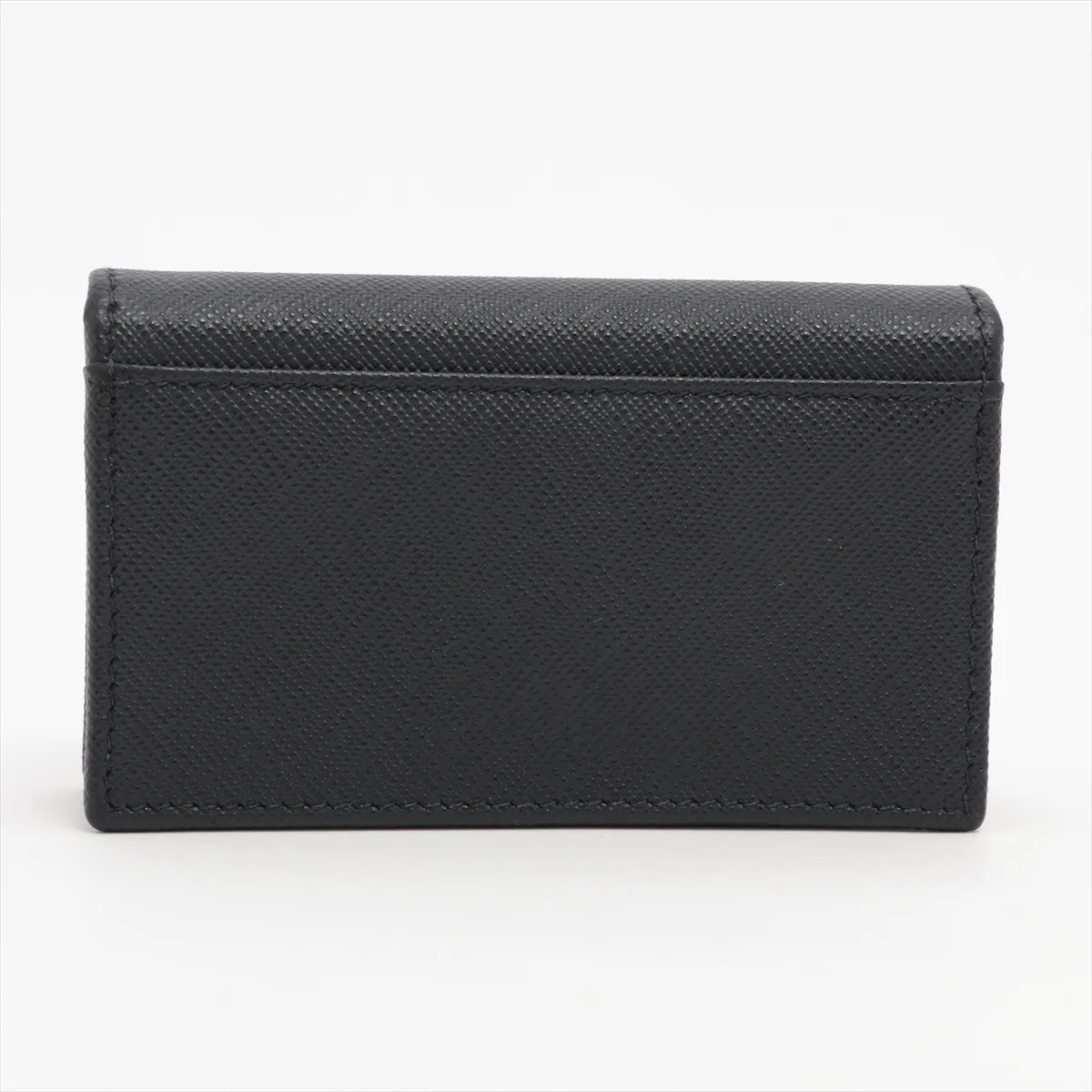 Saffiano 1MC122 Leather Card Case Black — view 2