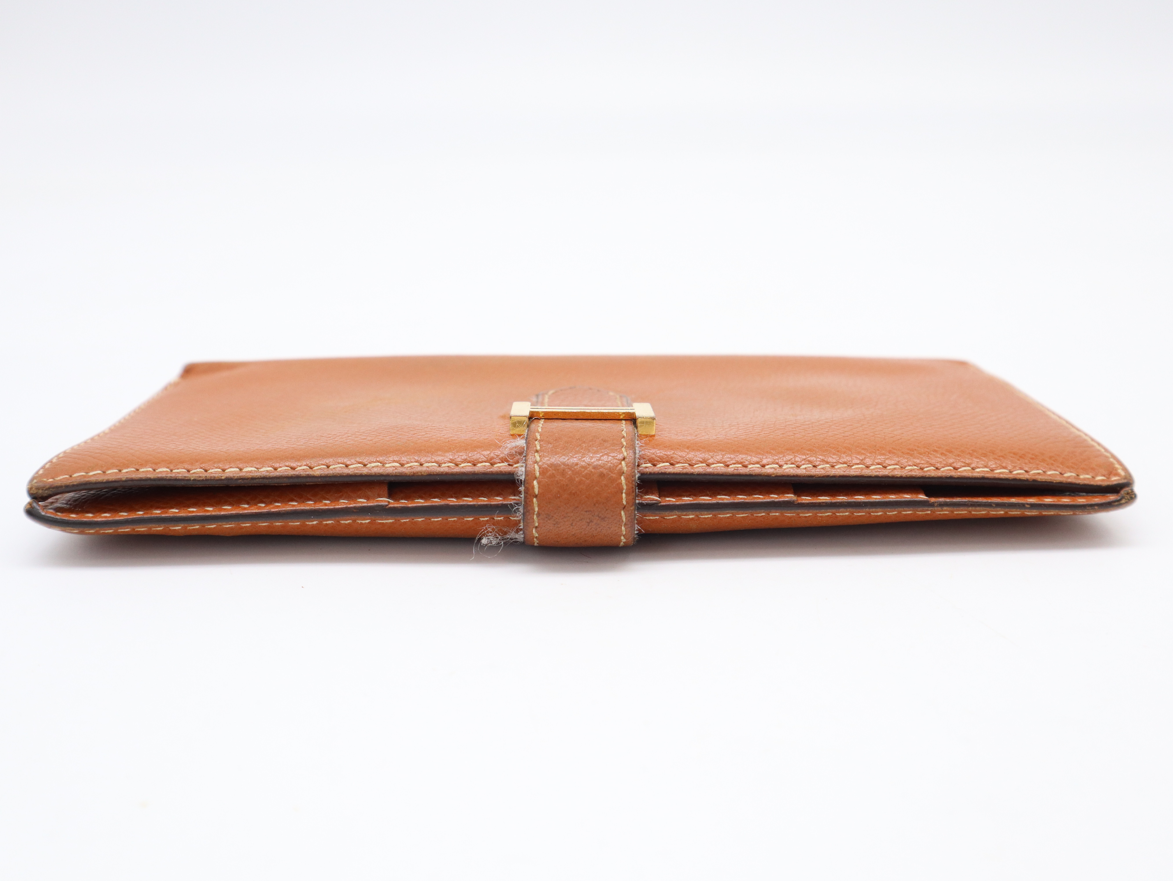 Bearn Long Wallet I Stamp Chevre Brown Wallet — view 3