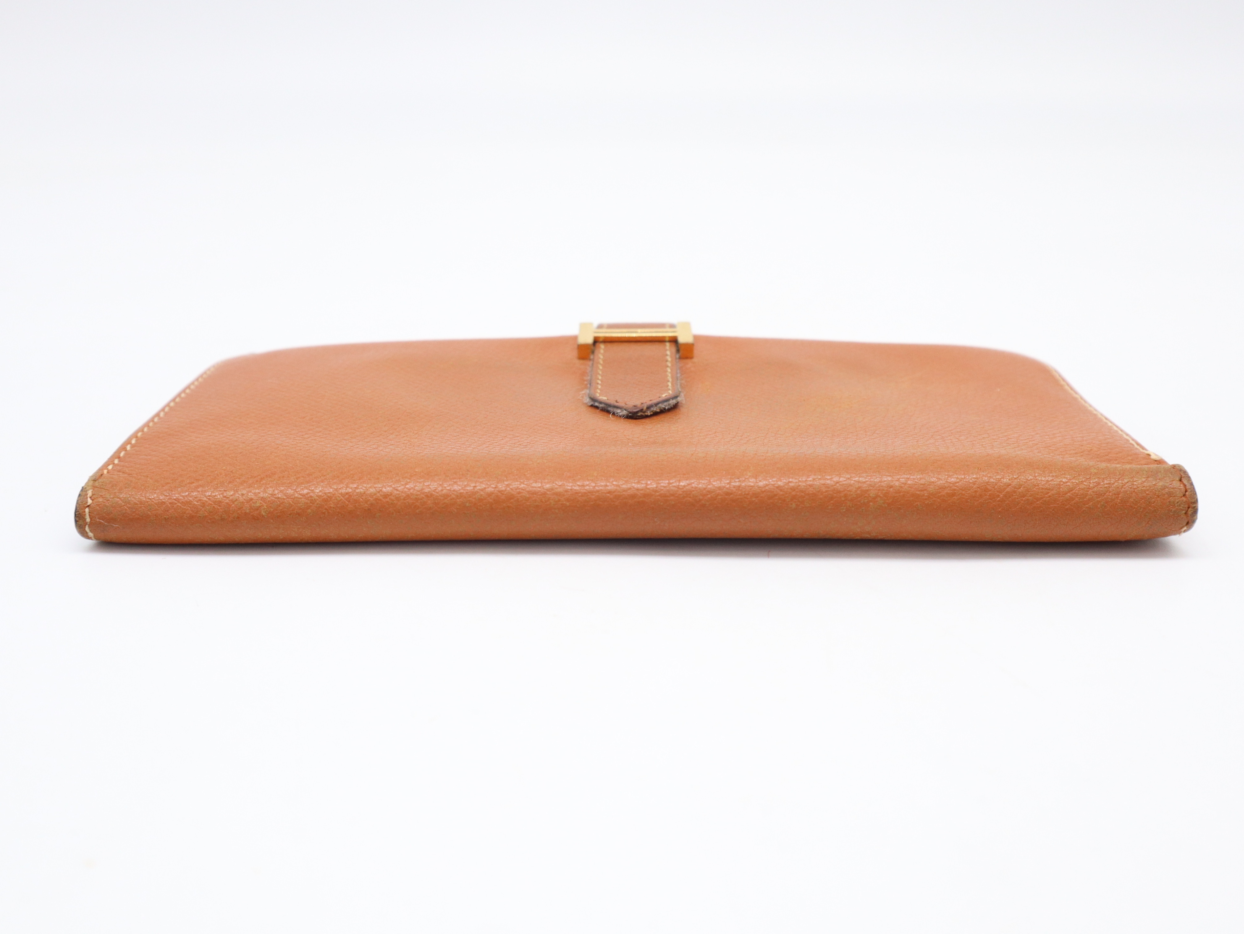 Bearn Long Wallet I Stamp Chevre Brown Wallet — view 4