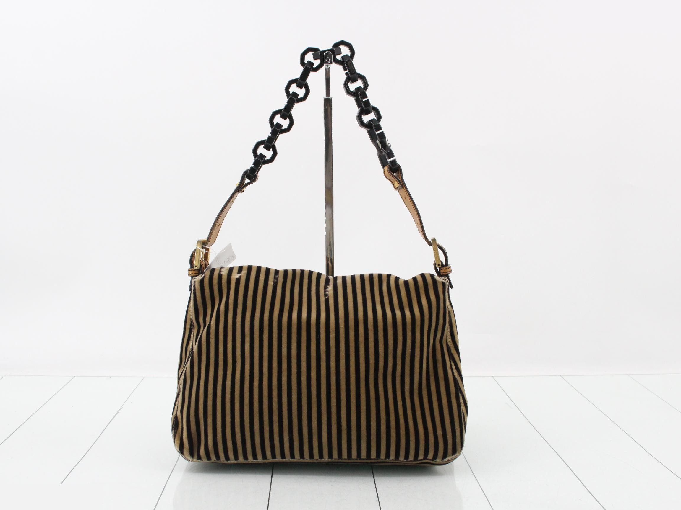 Mamma Bucket Striped One-Shoulder Bag — view 2