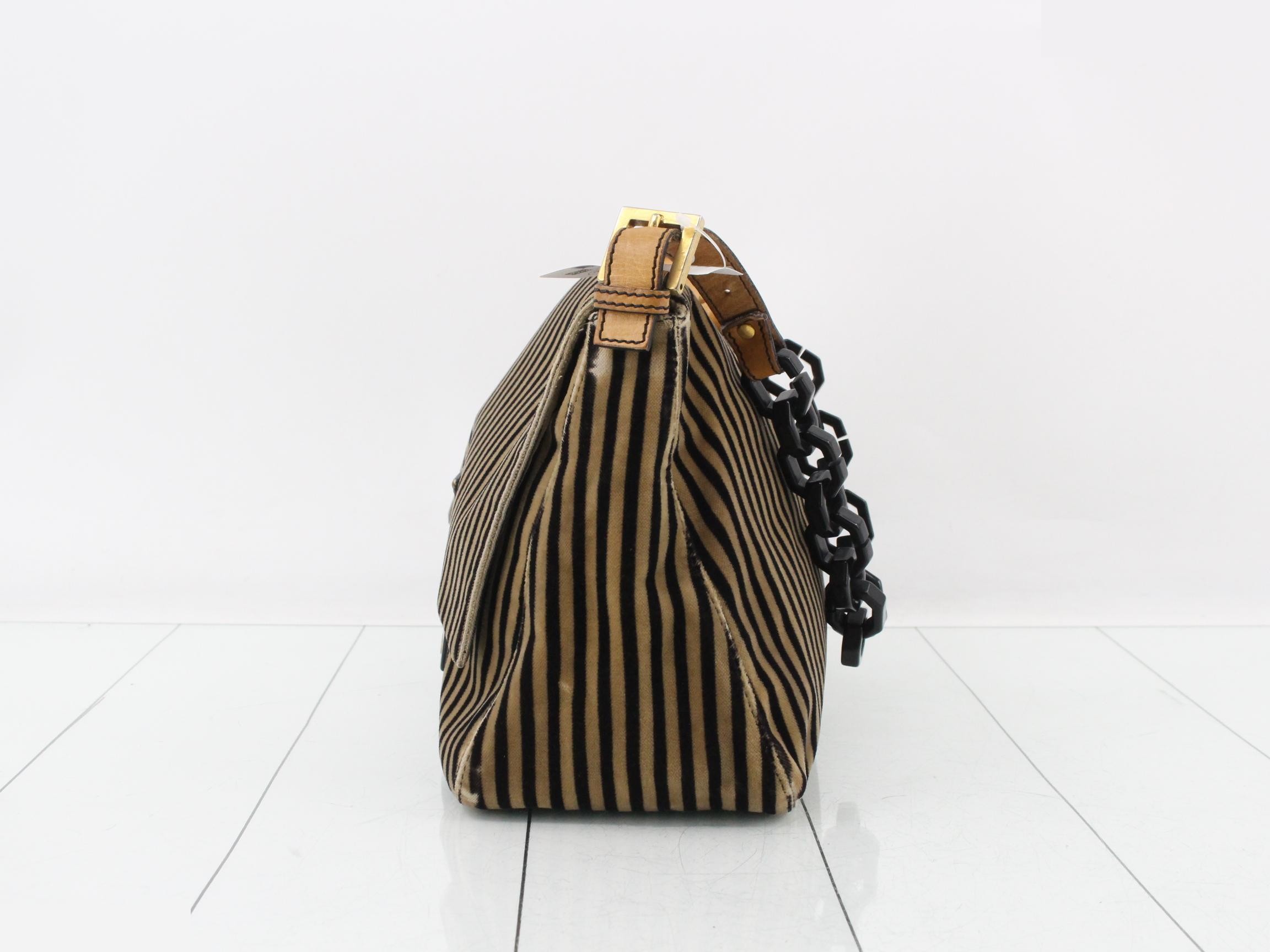 Mamma Bucket Striped One-Shoulder Bag — view 3
