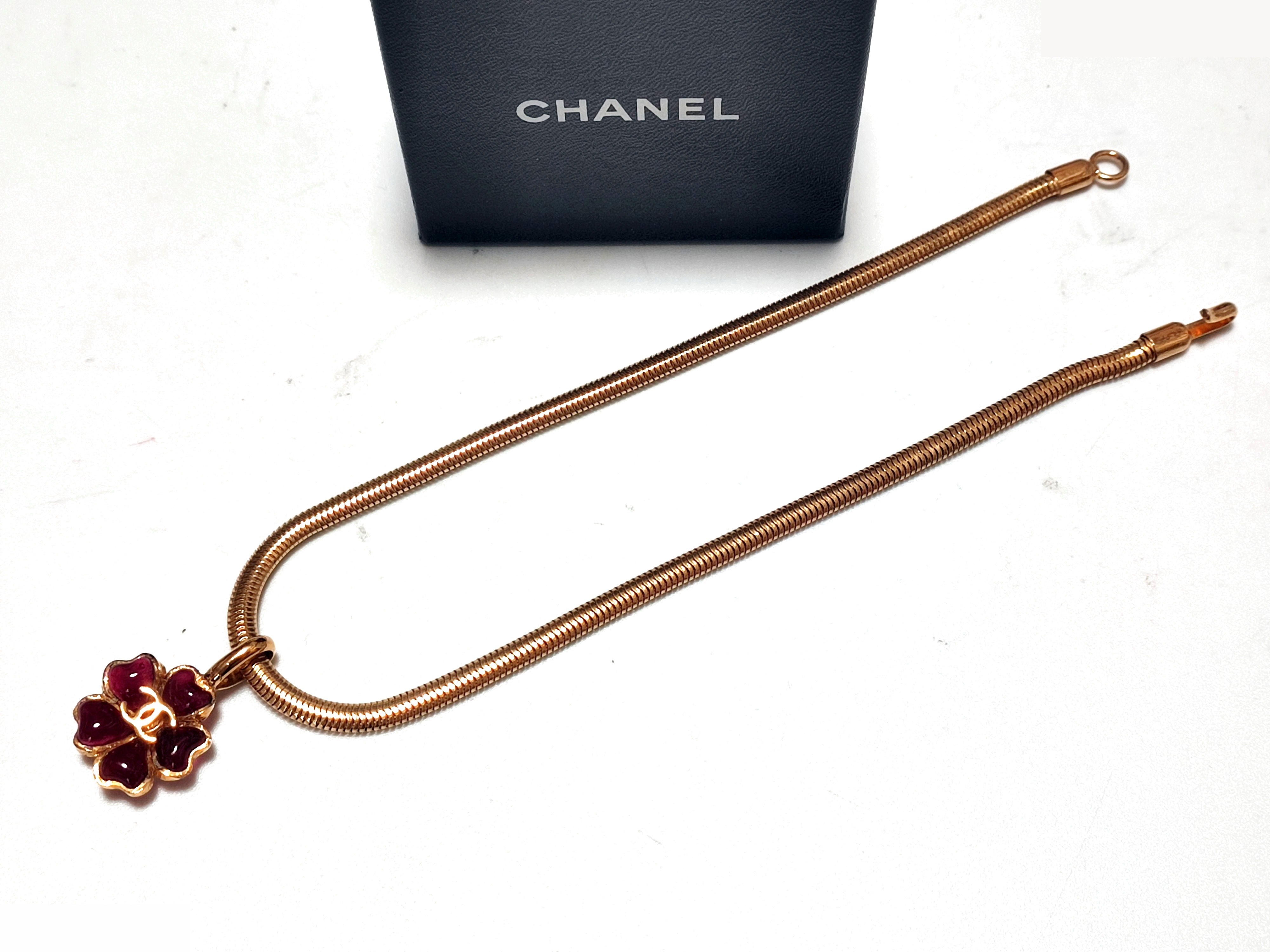 Coco Mark Flower Necklace 97A, Chain approx. 40cm — view 3