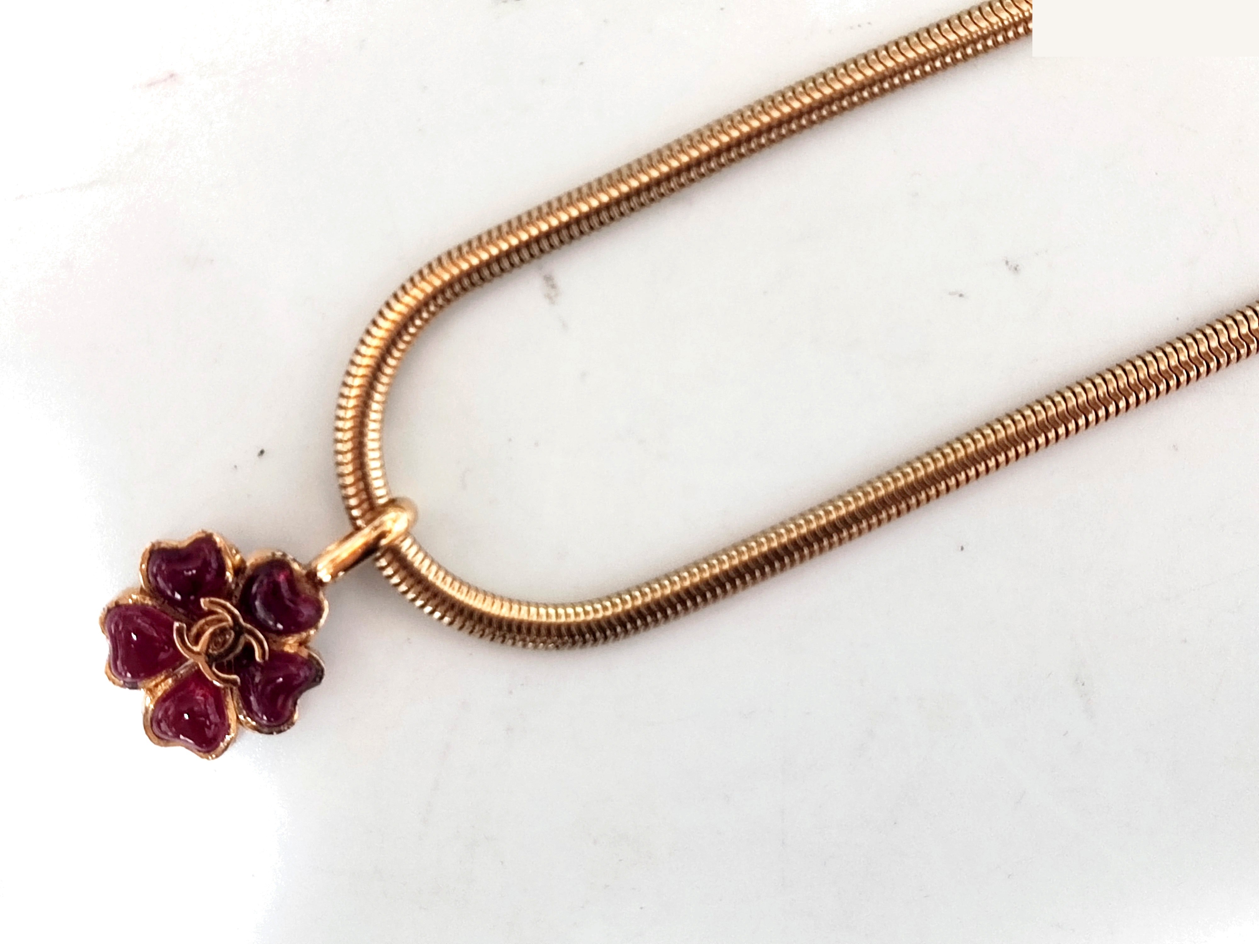 Coco Mark Flower Necklace 97A, Chain approx. 40cm — view 6
