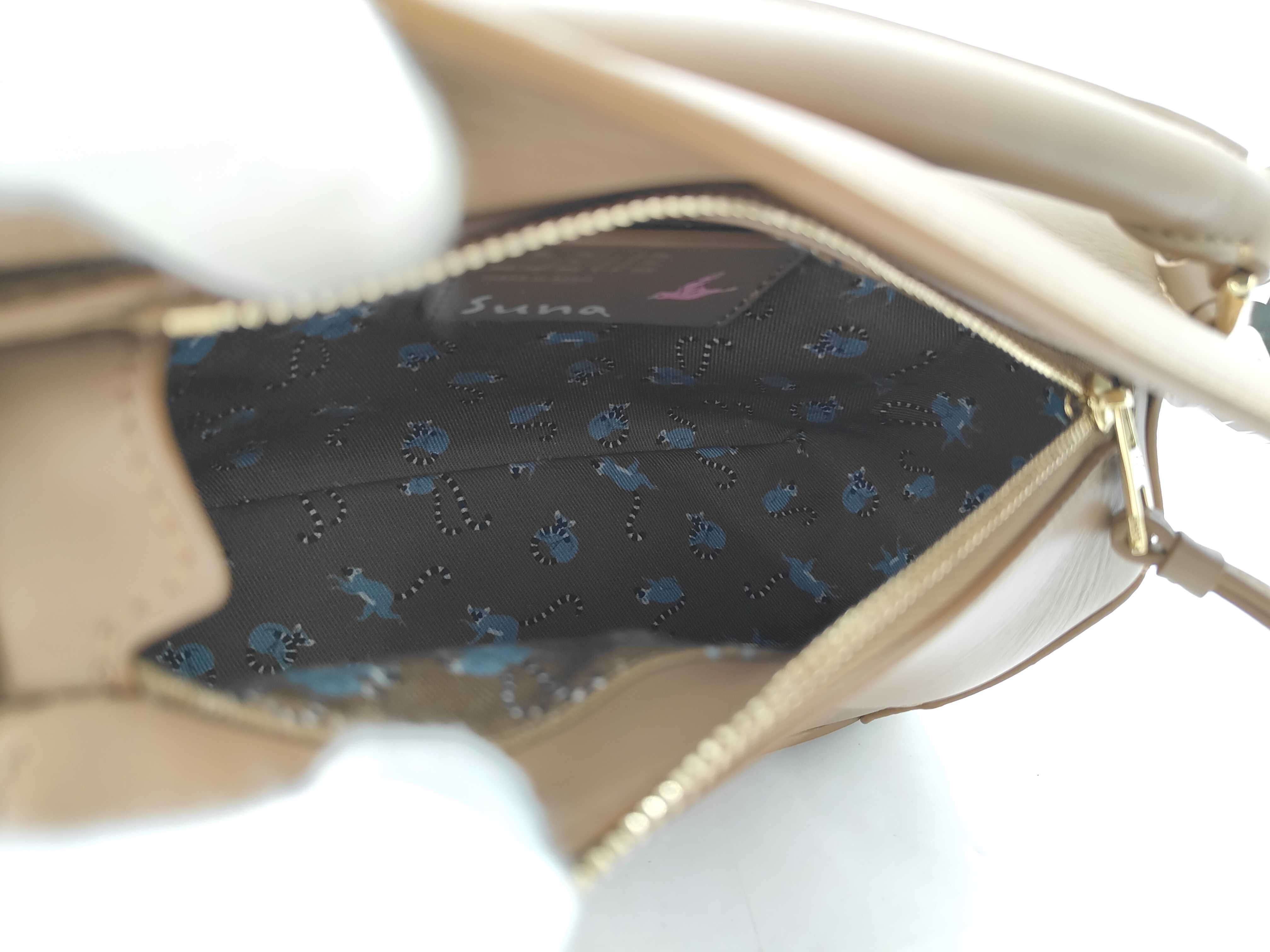 Puzzle Edge Bag Mini Snafujita Oak Leather Handbag — view 7