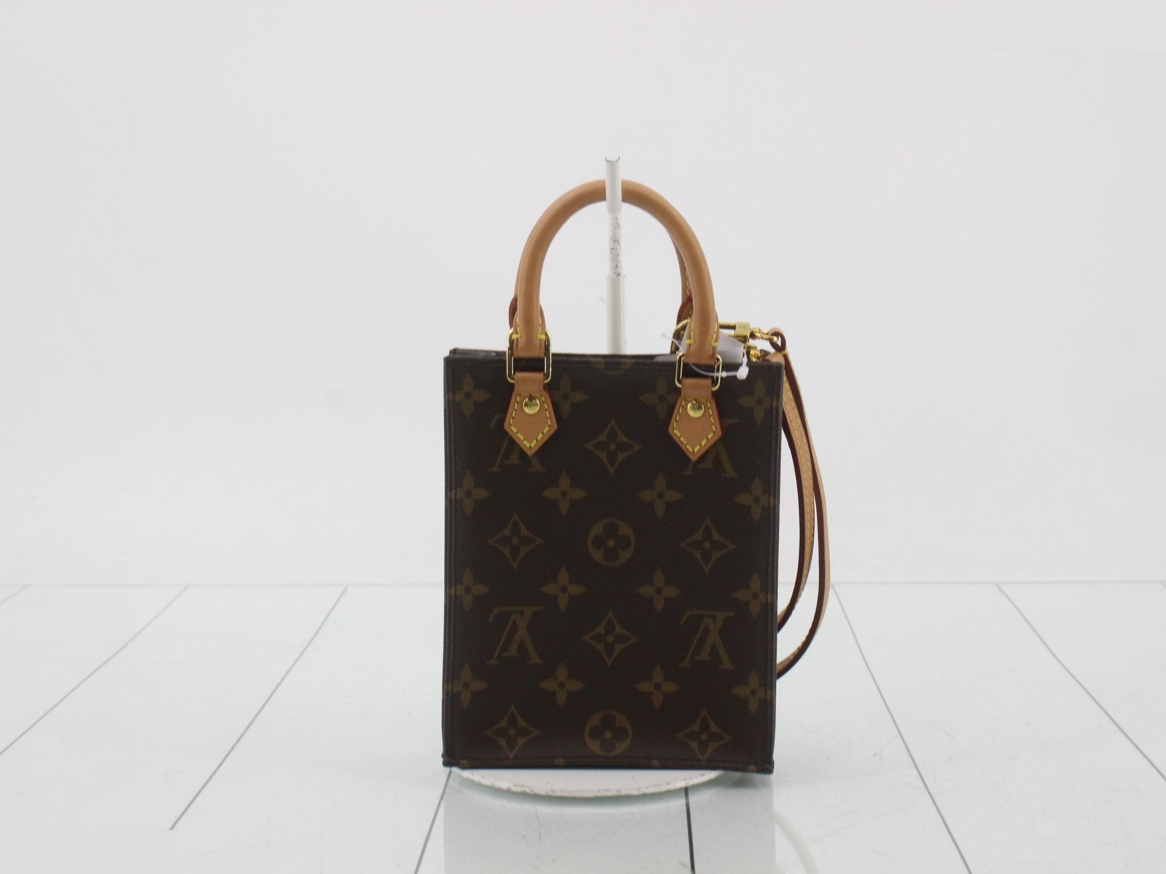 Monogram Petite Sac Plat 2-Way Shoulder/Handbag — view 2