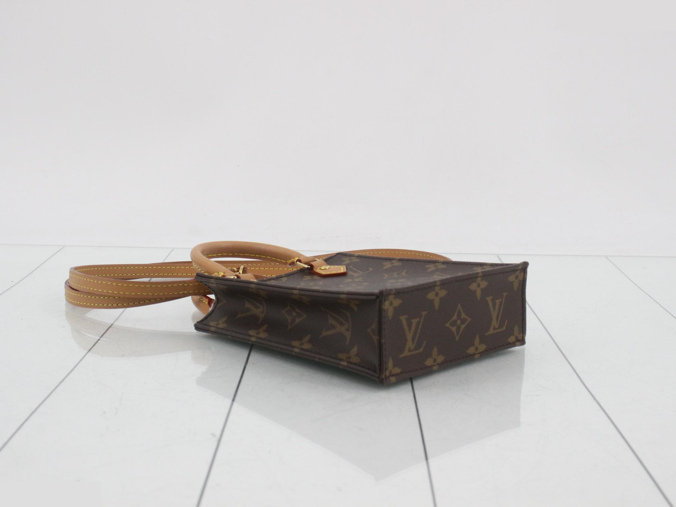Monogram Petite Sac Plat 2-Way Shoulder/Handbag — view 5