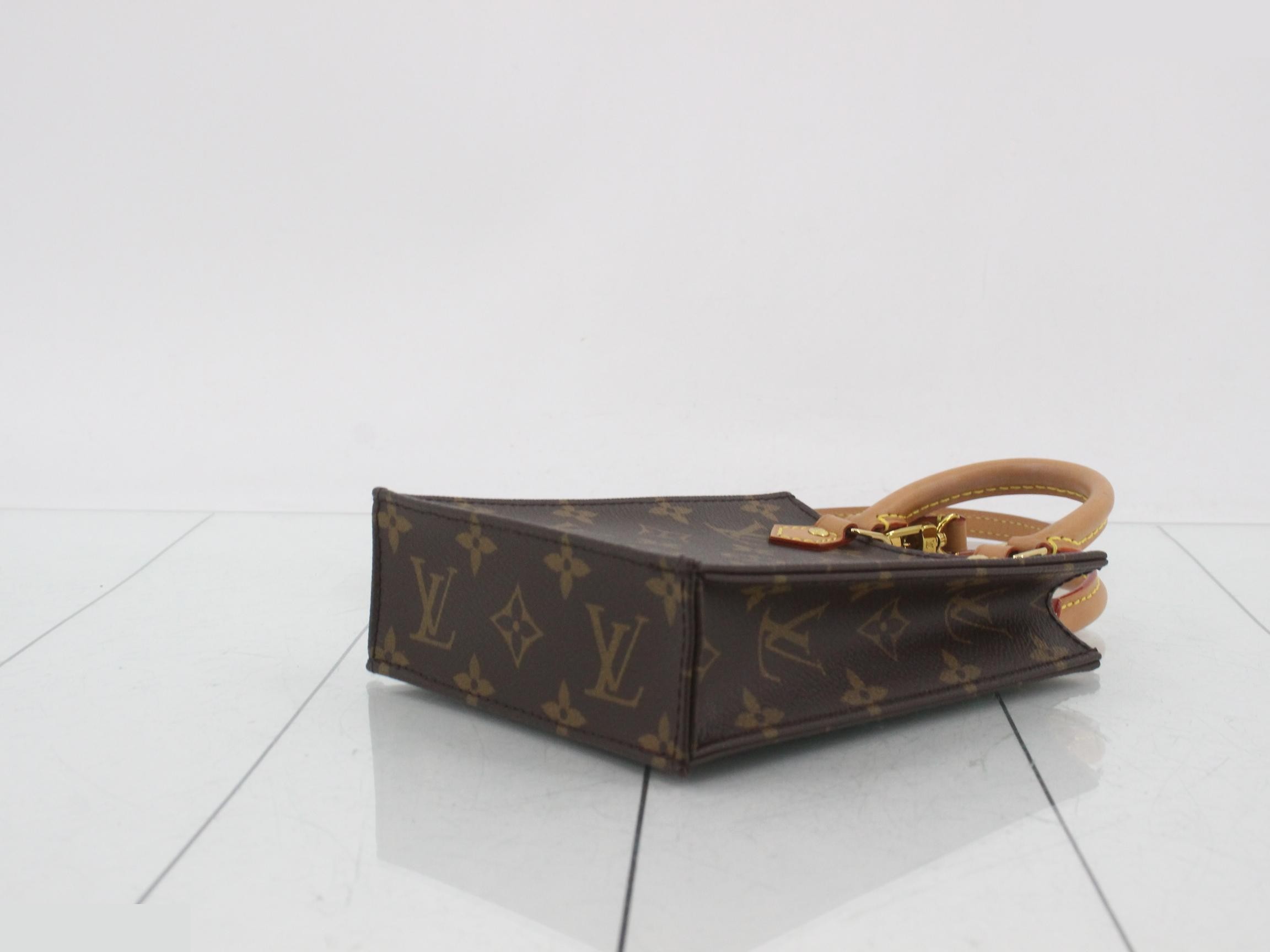 Monogram Petite Sac Plat 2-Way Shoulder/Handbag — view 6