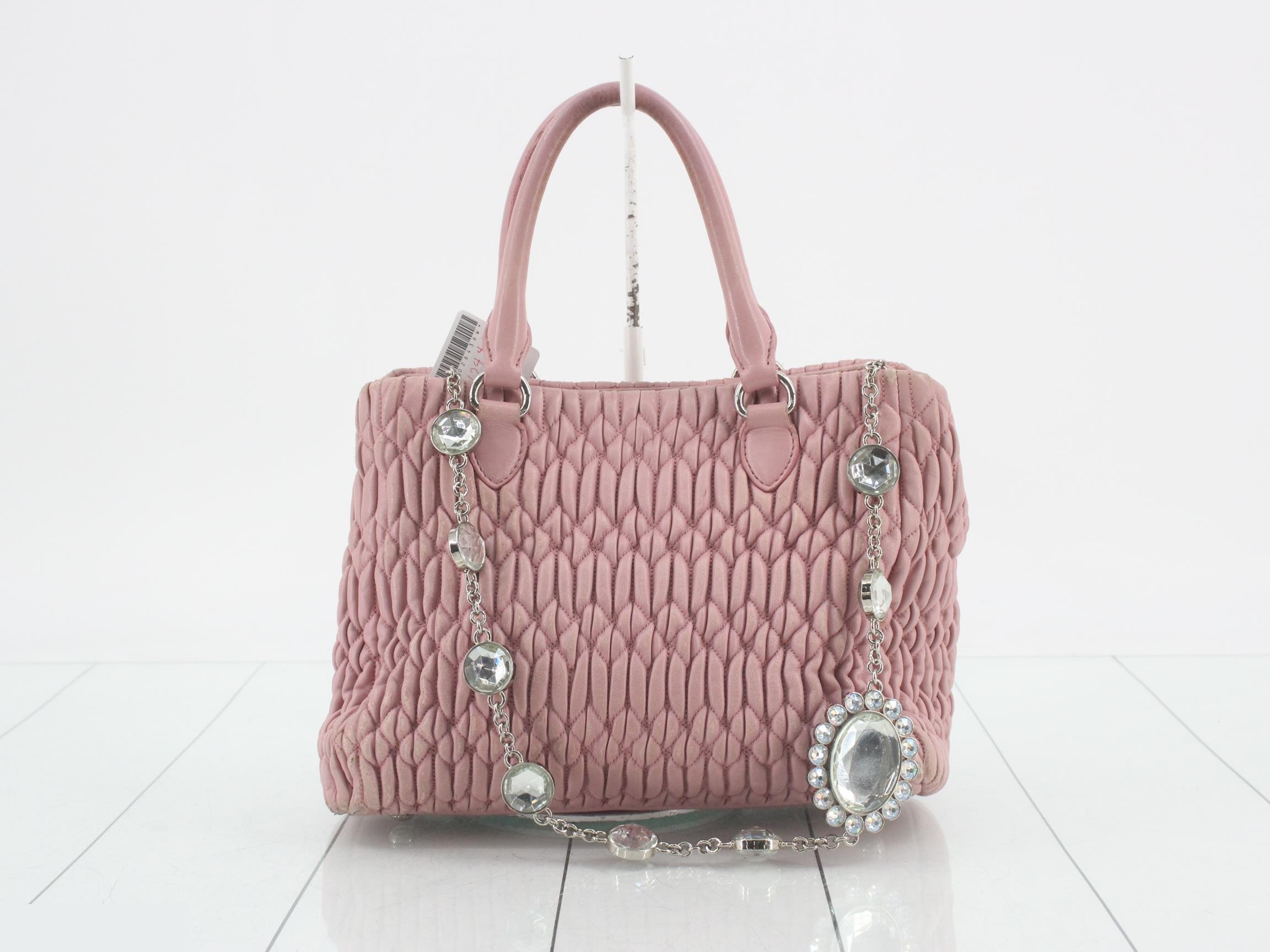 Matelassé Nappa Crystal Leather 2-Way Bag — view 2