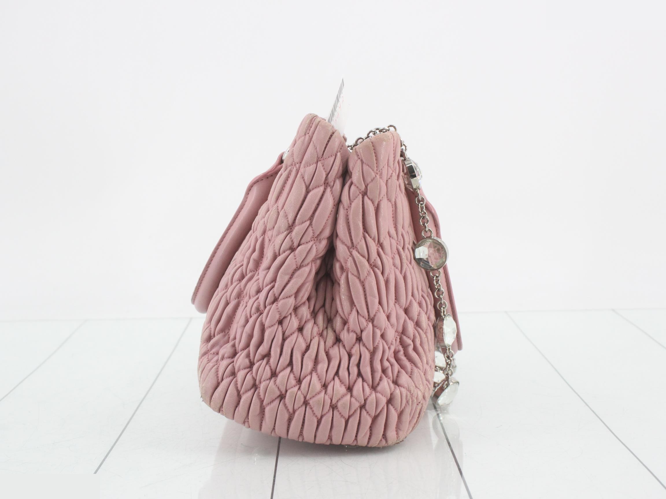 Matelassé Nappa Crystal Leather 2-Way Bag — view 3