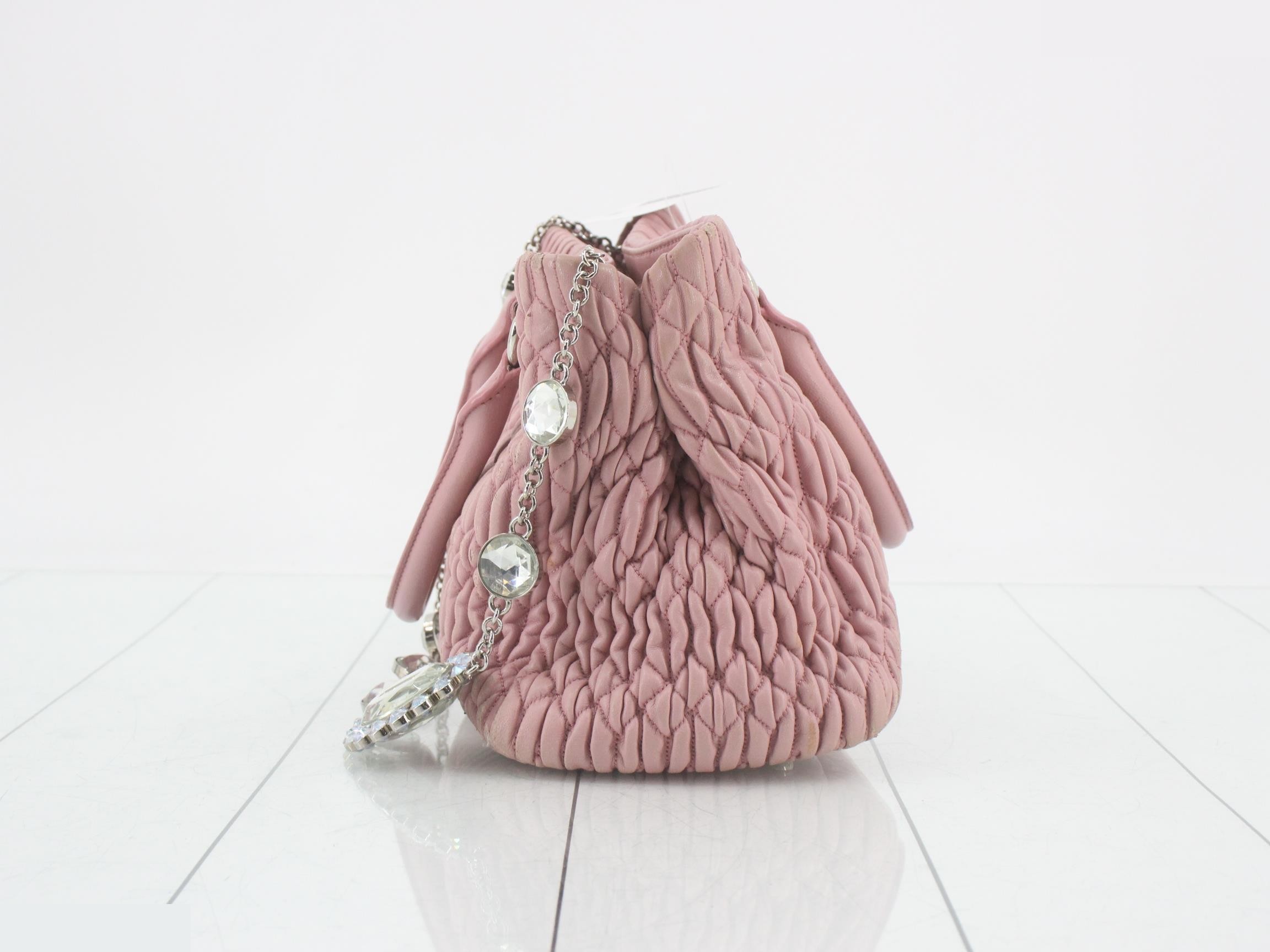 Matelassé Nappa Crystal Leather 2-Way Bag — view 4