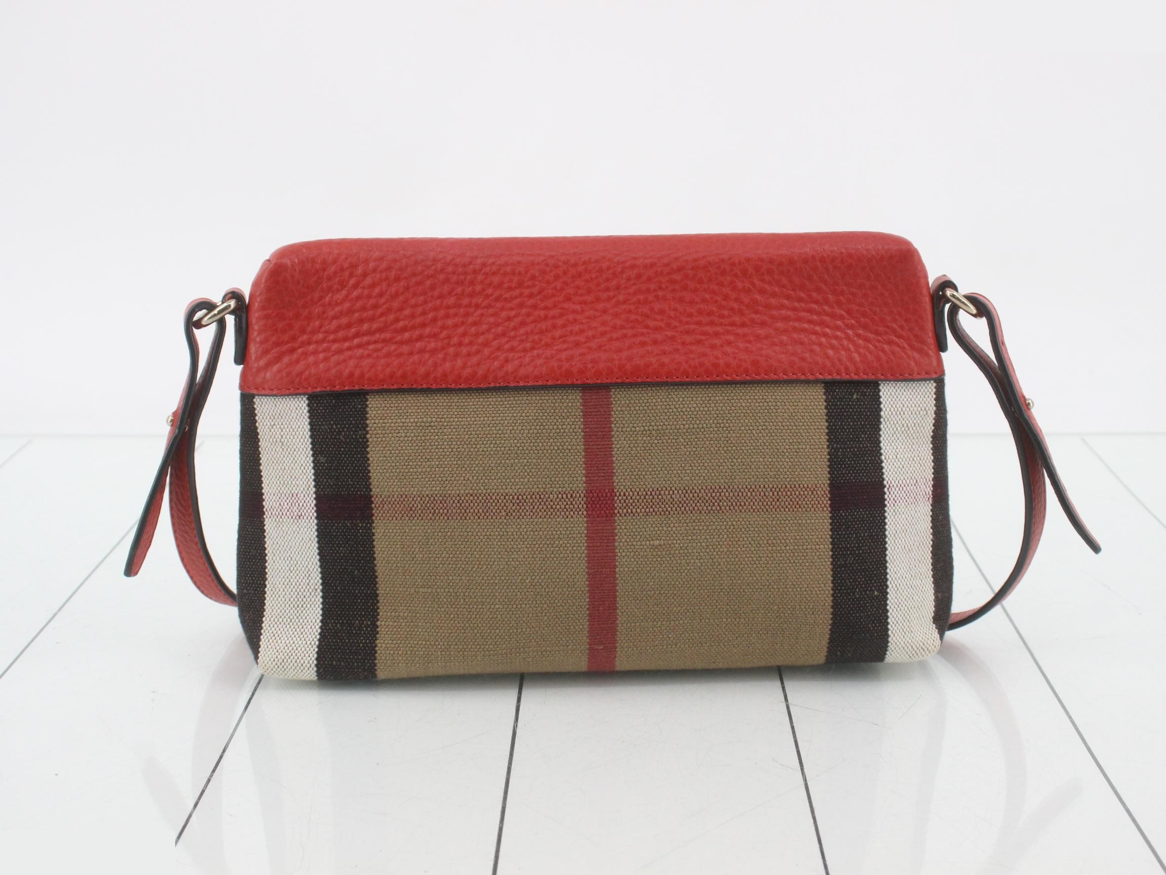 Nova Check Leather Combination Shoulder Bag — view 2