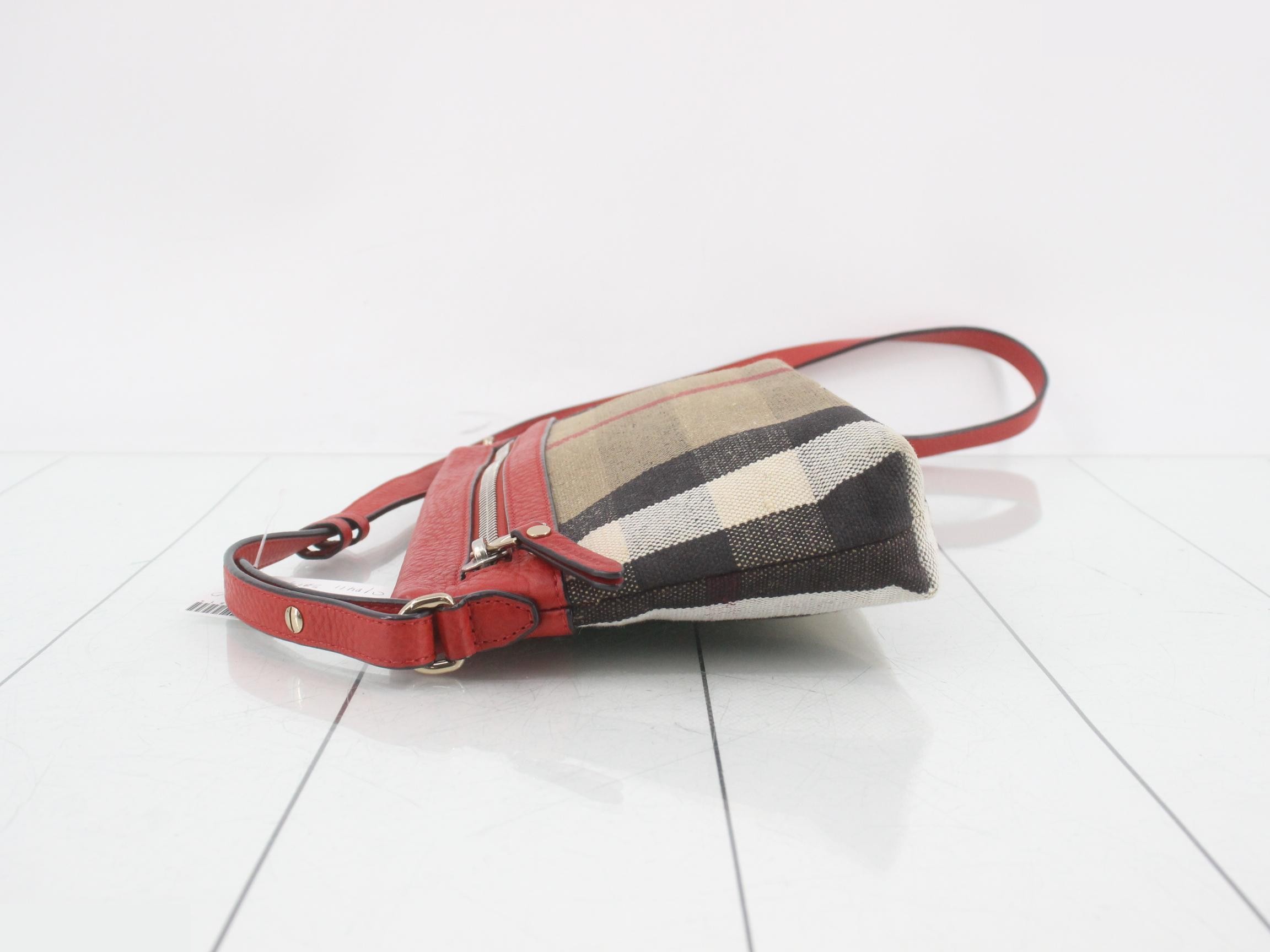 Nova Check Leather Combination Shoulder Bag — view 4