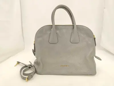 BAG LONDON BLUE LEATHER 2WAY Handbag