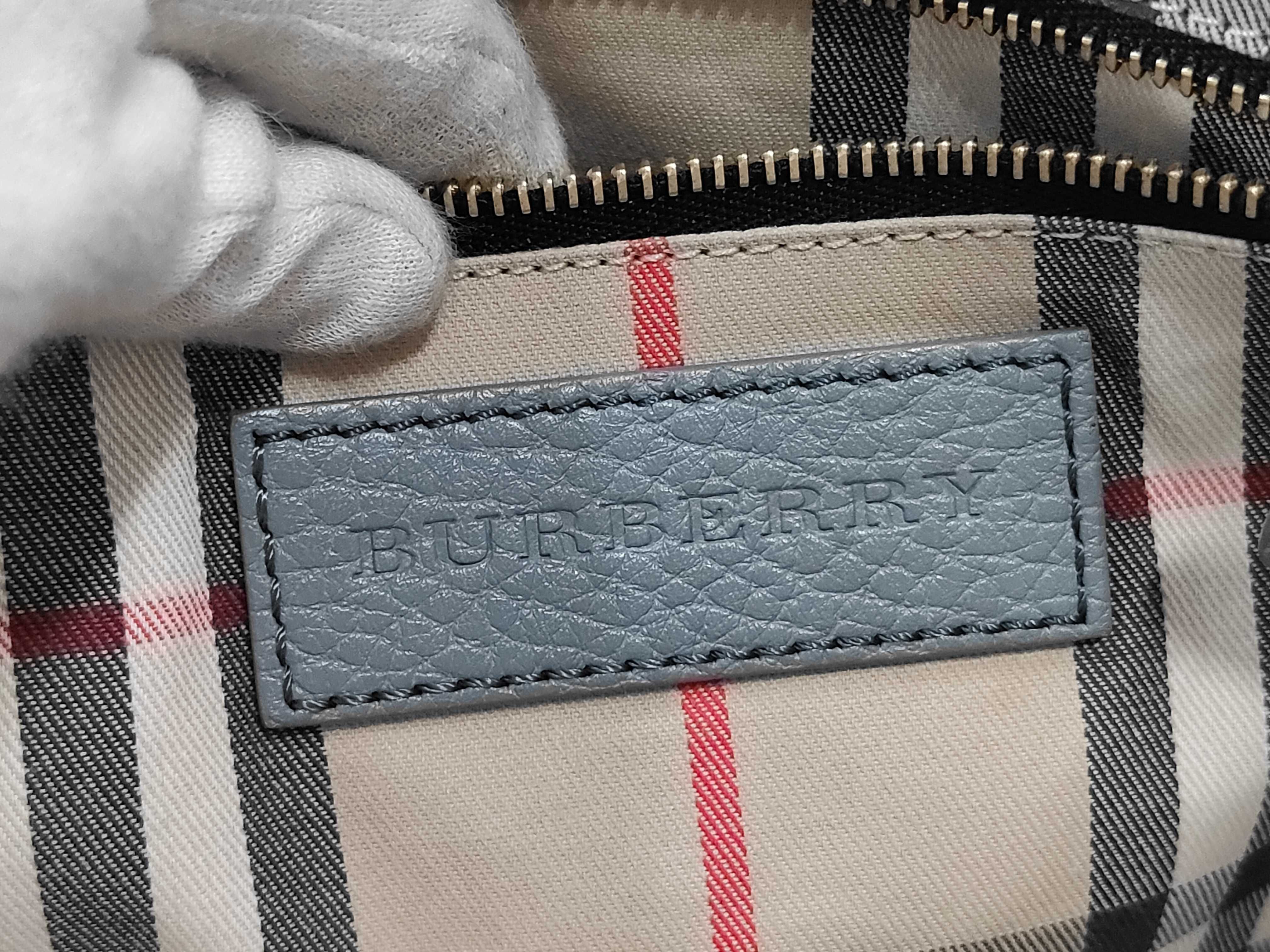 BAG LONDON BLUE LEATHER 2WAY Handbag — view 9
