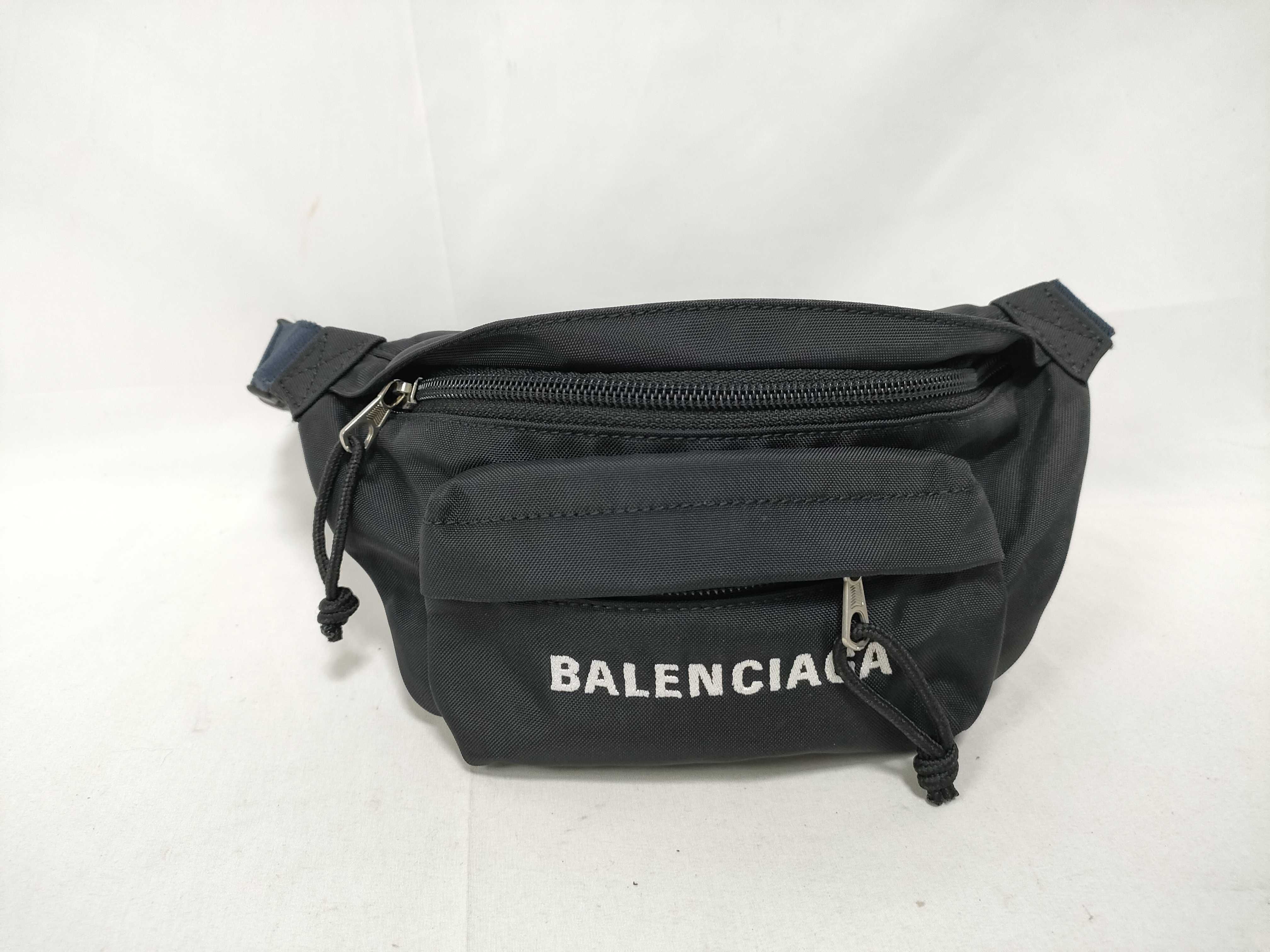 Explorer Nylon Canvas Belt Pack Black Waist Bag