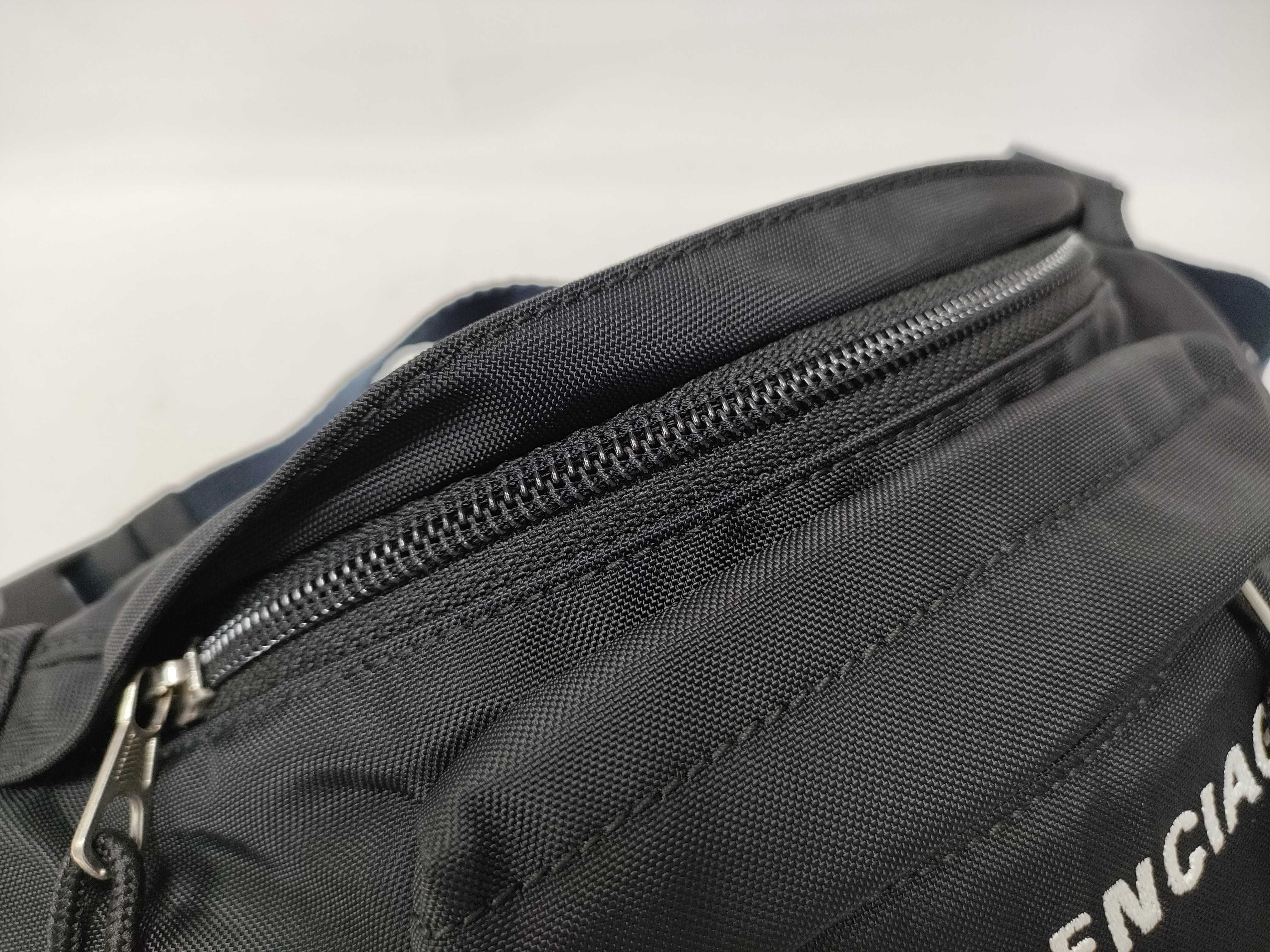 Explorer Nylon Canvas Belt Pack Black Waist Bag — view 12