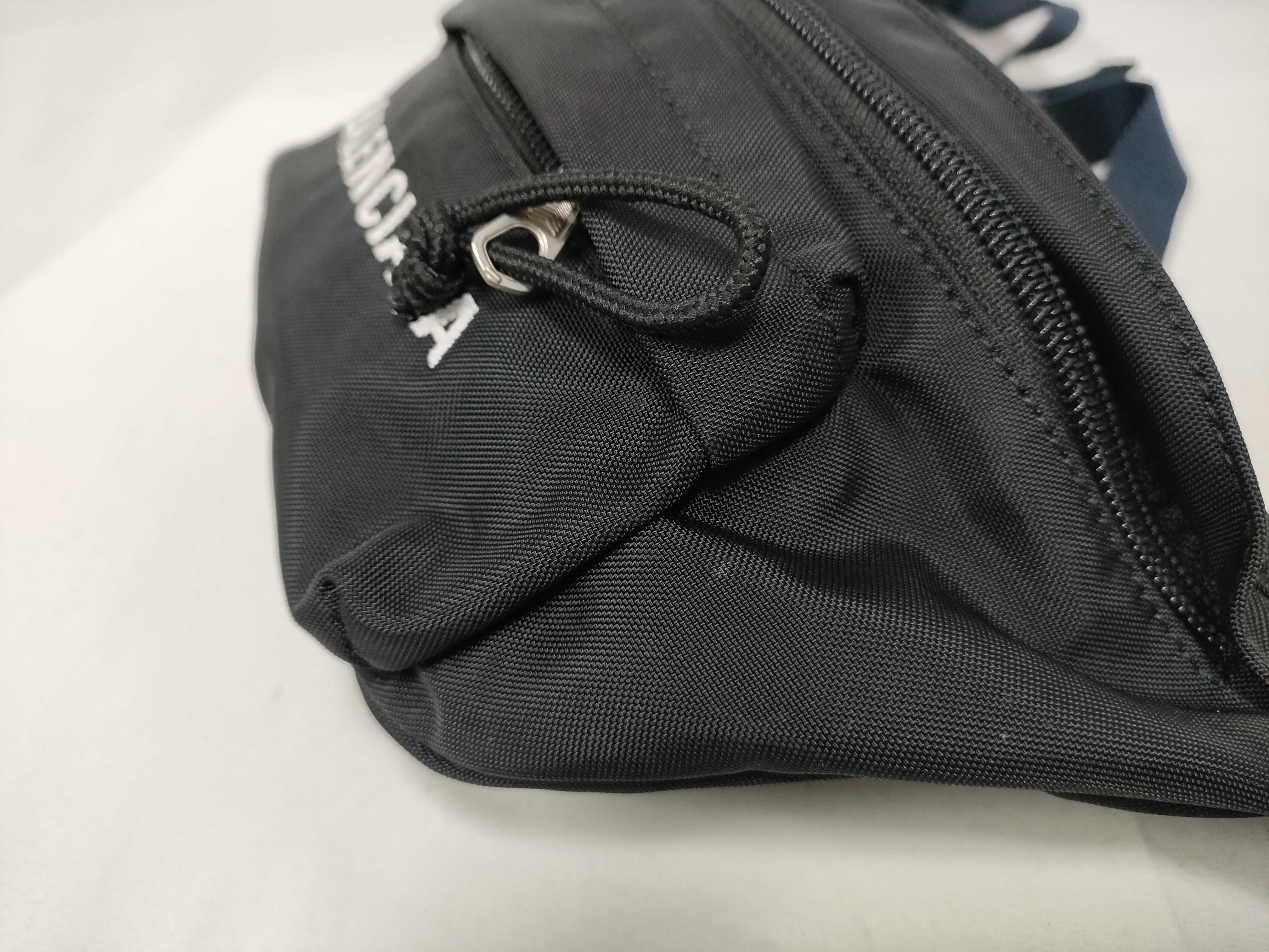 Explorer Nylon Canvas Belt Pack Black Waist Bag — view 7