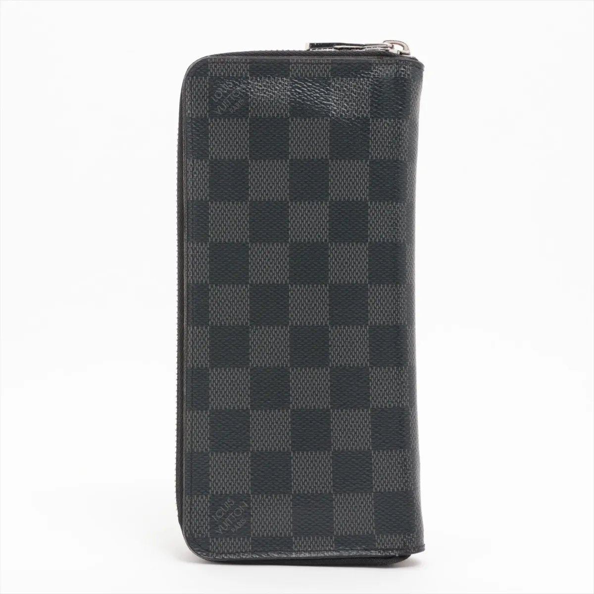 Damier Graphite Zippy Wallet Vertical N63095 GI0149 Black Round Zip Wallet — view 2